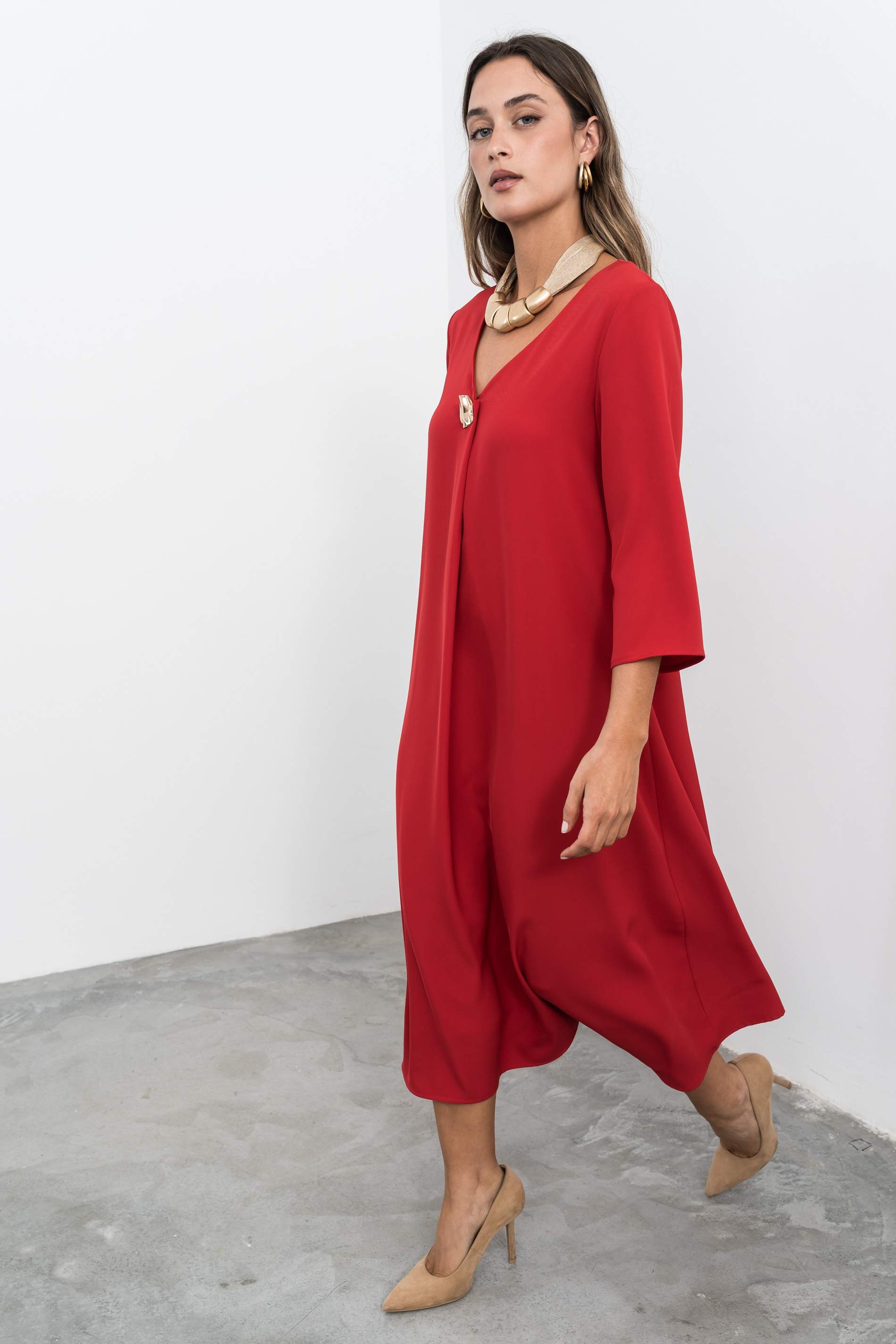 VETSIDO FUELLE BOTÓN ORO ROJO