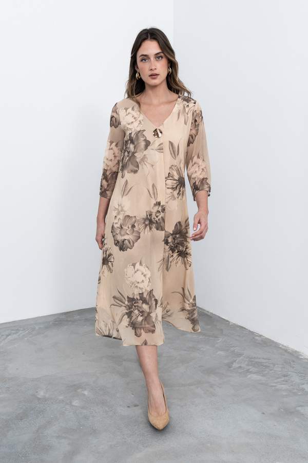 VESTIDO FUELLE FLORAL