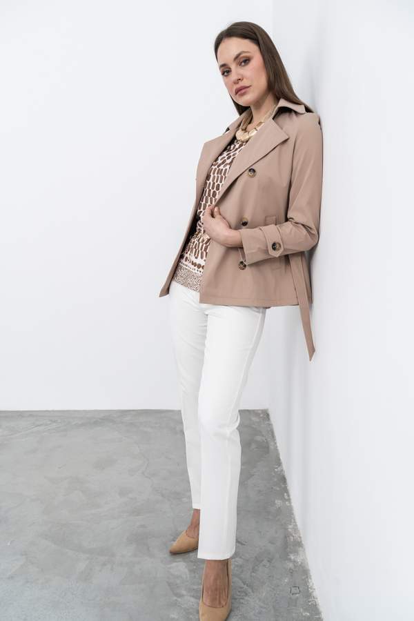 BLUSA ESTAMPADO TOPOS COMBINADOS