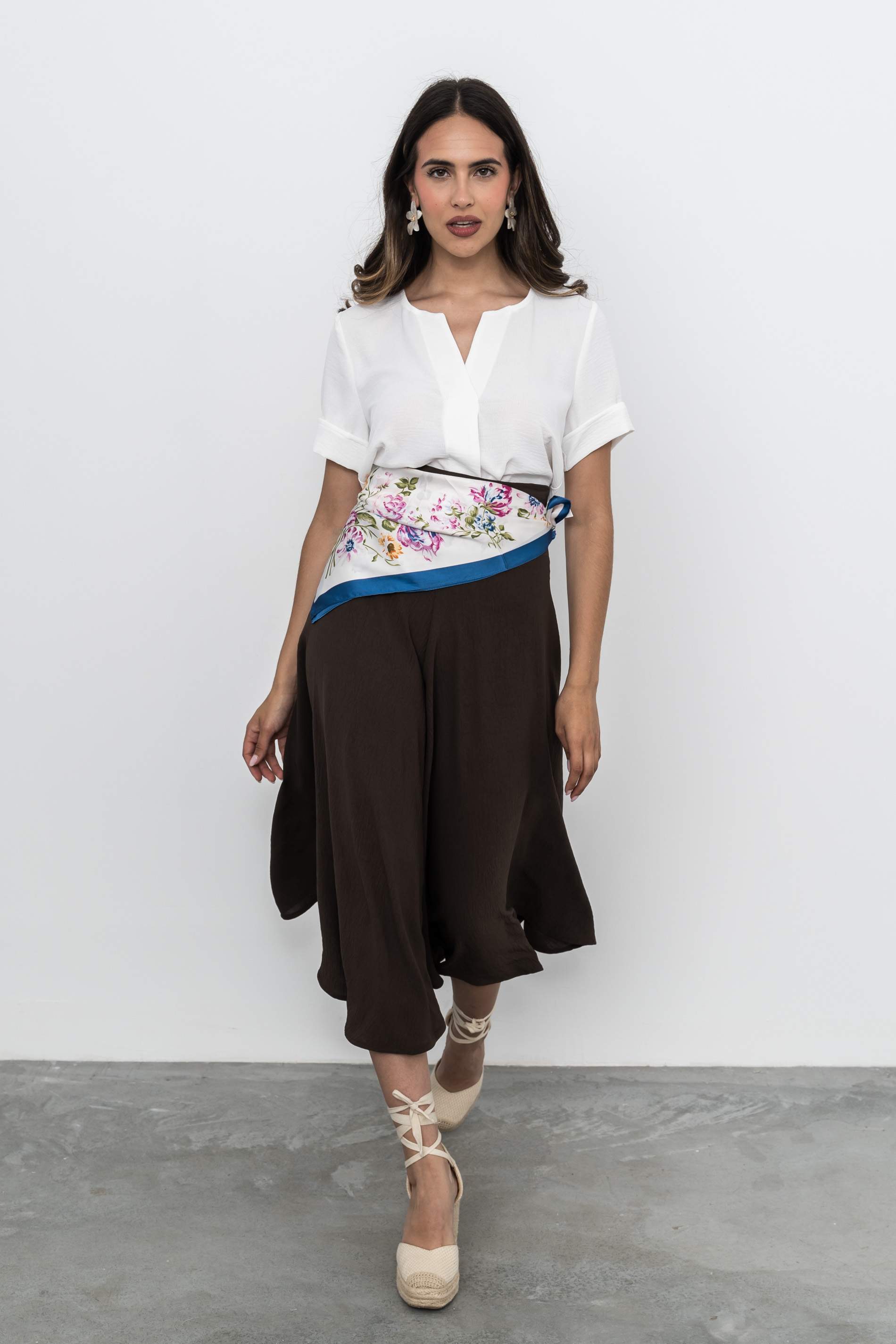 BLUSA TABLA DELANTERO MARFIL