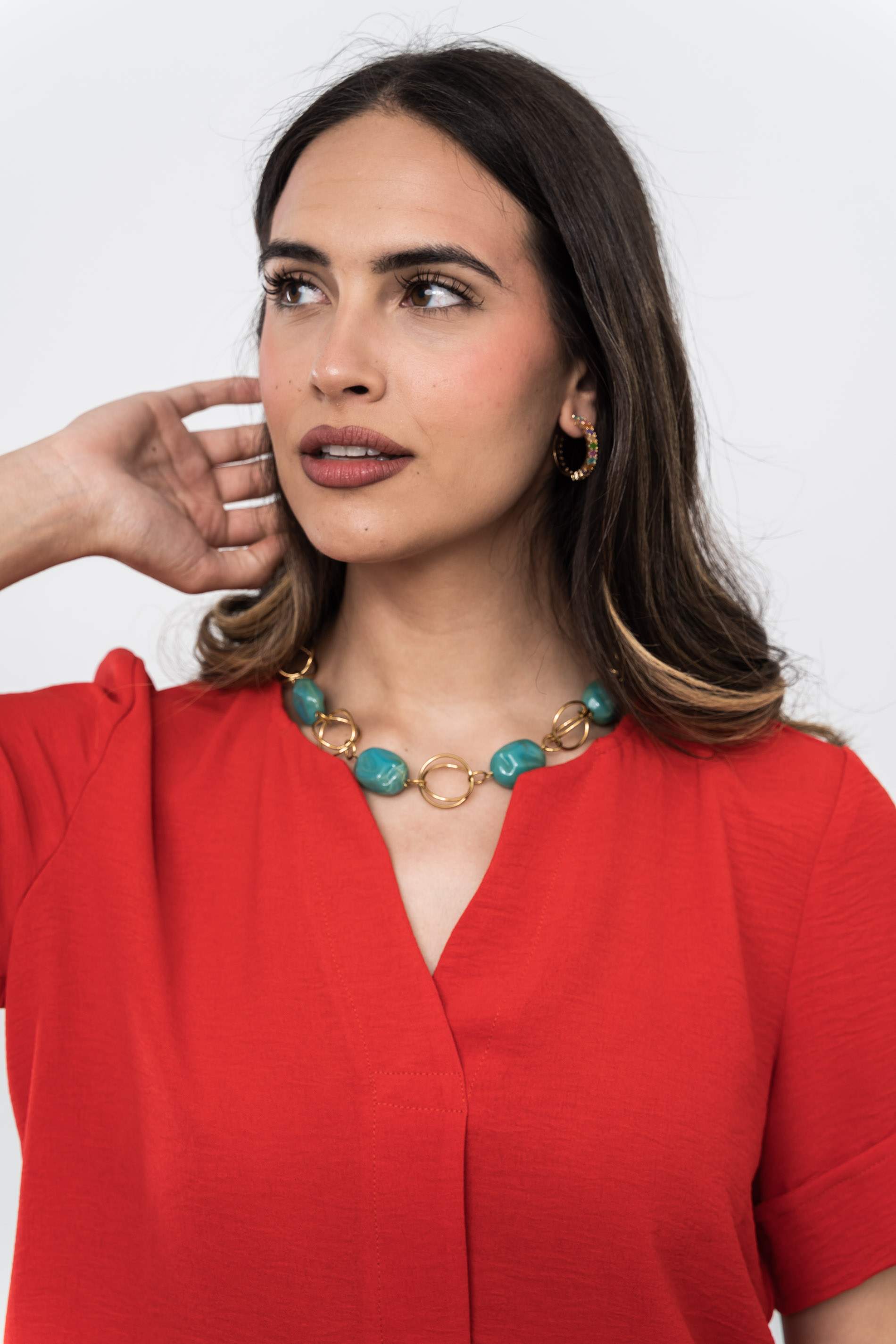 BLUSA TABLA DELANTERO ROJO