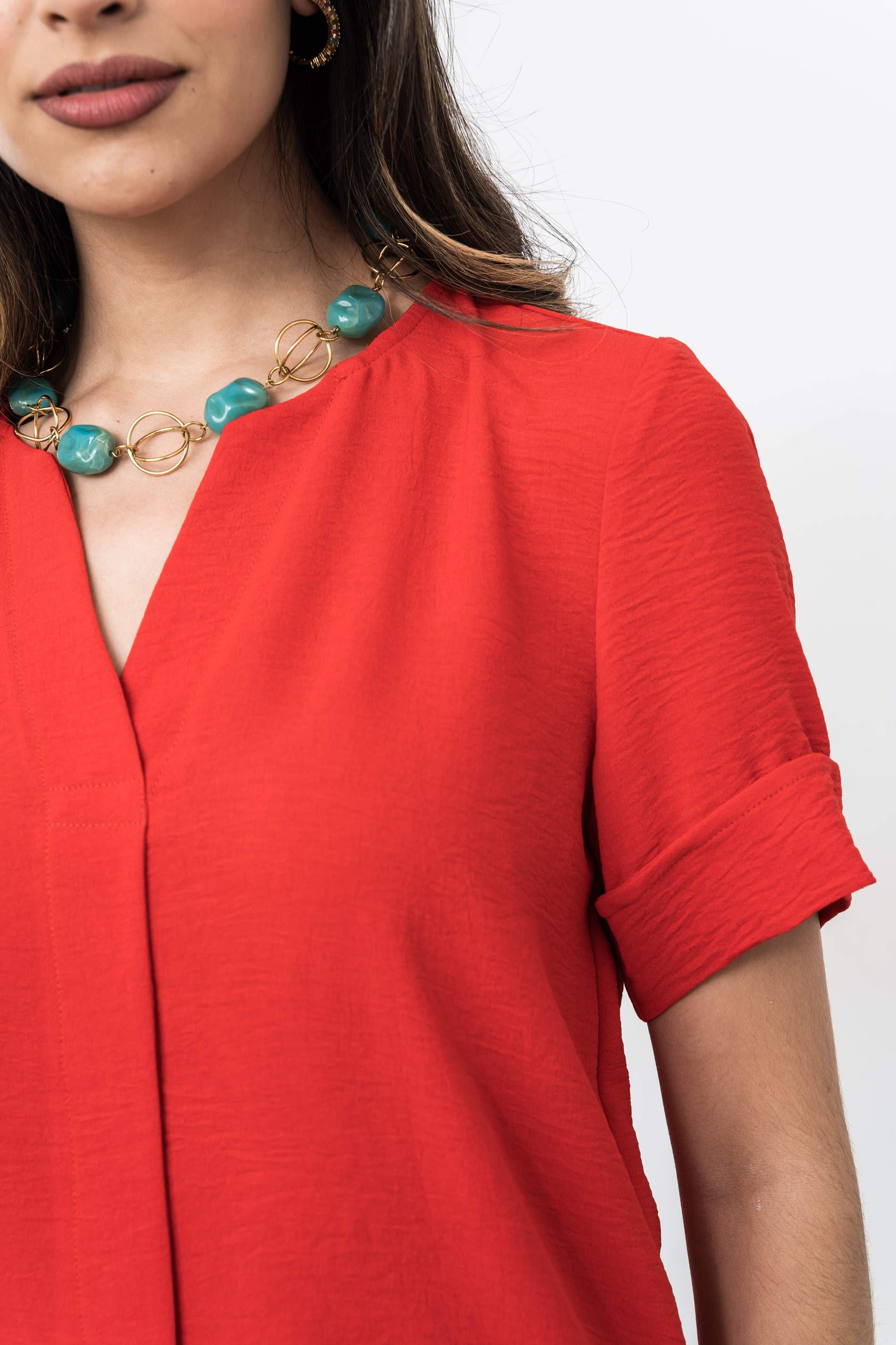 BLUSA TABLA DELANTERO ROJO