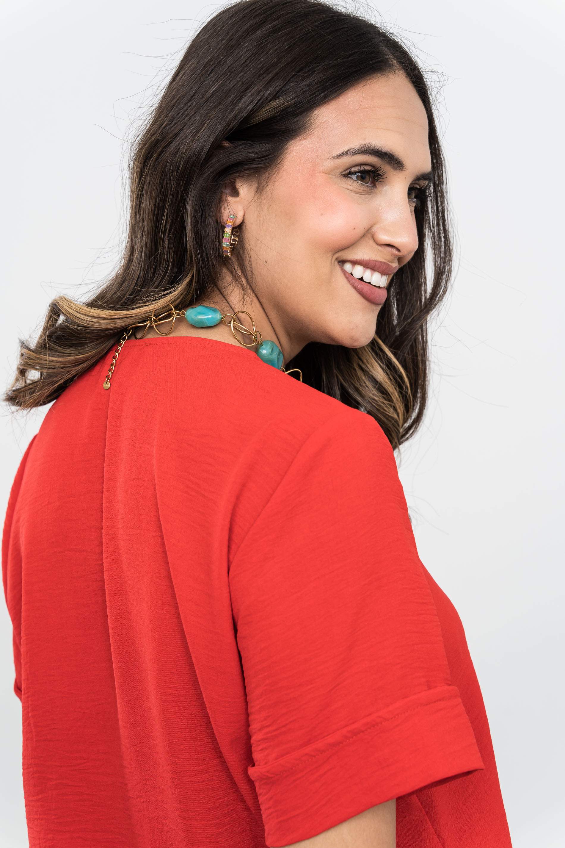 BLUSA TABLA DELANTERO ROJO