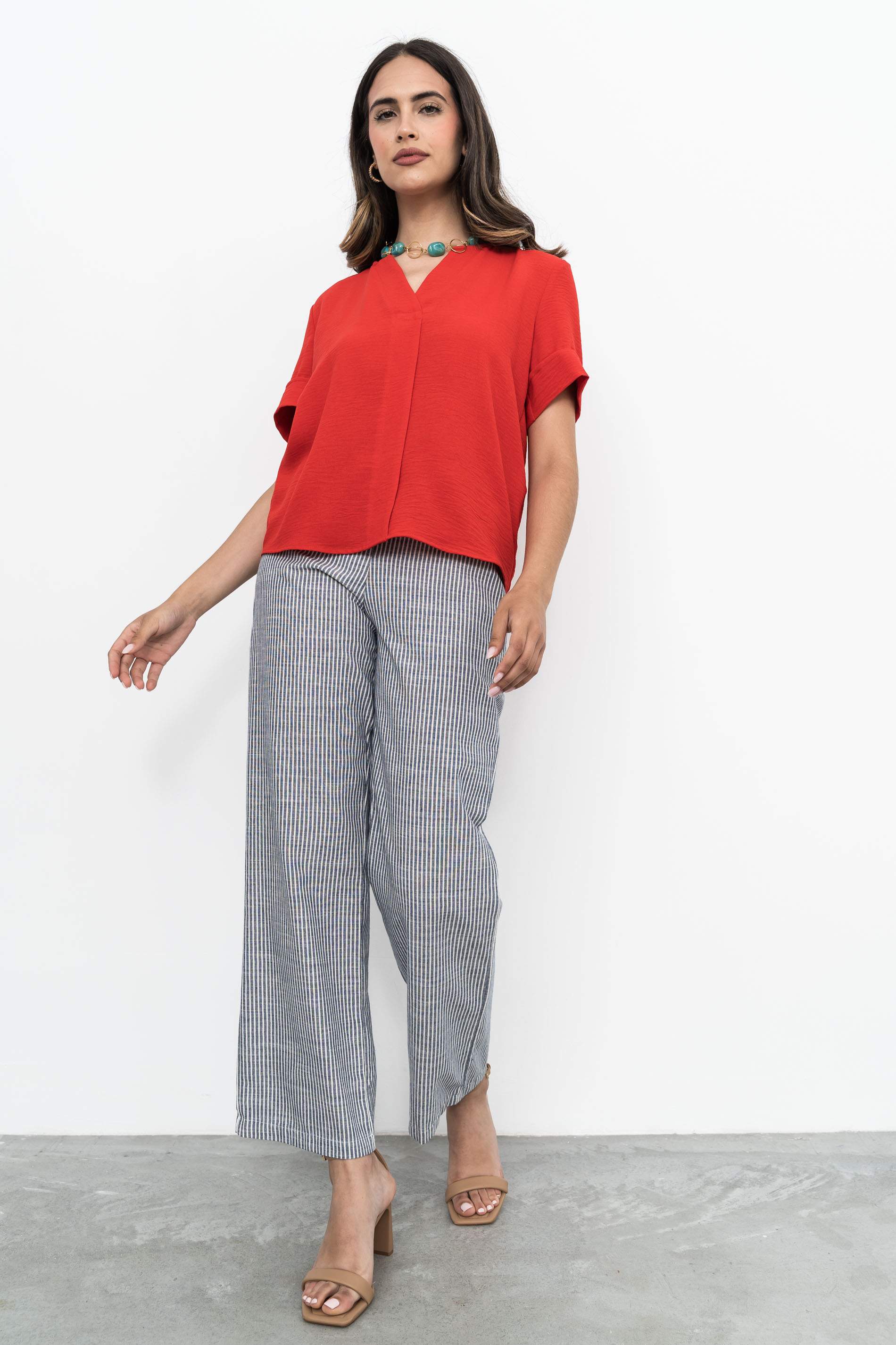 BLUSA TABLA DELANTERO ROJO
