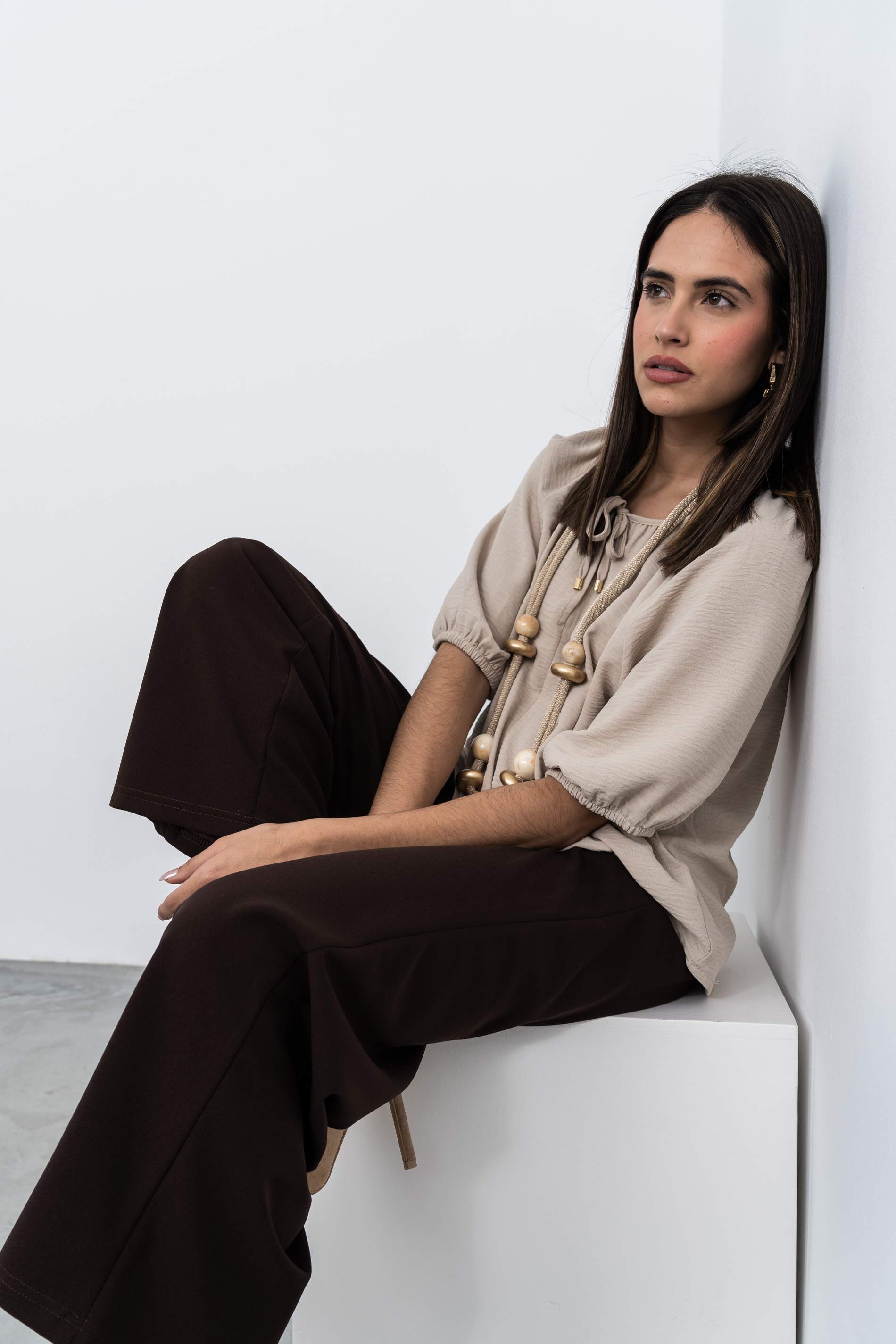 PANTALÓN ANCHO CHOCOLATE