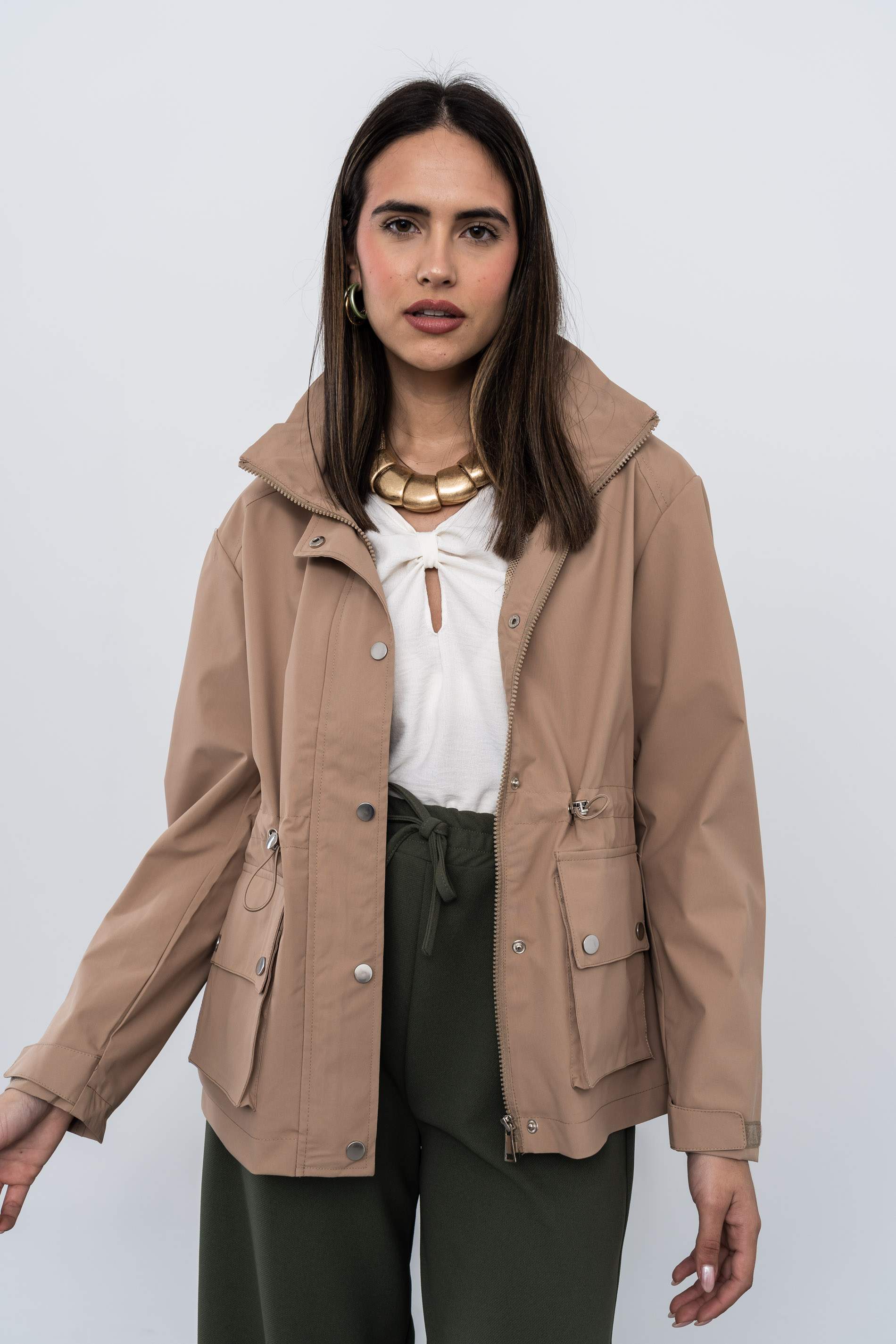 PANTALÓN ANCHO KAKI