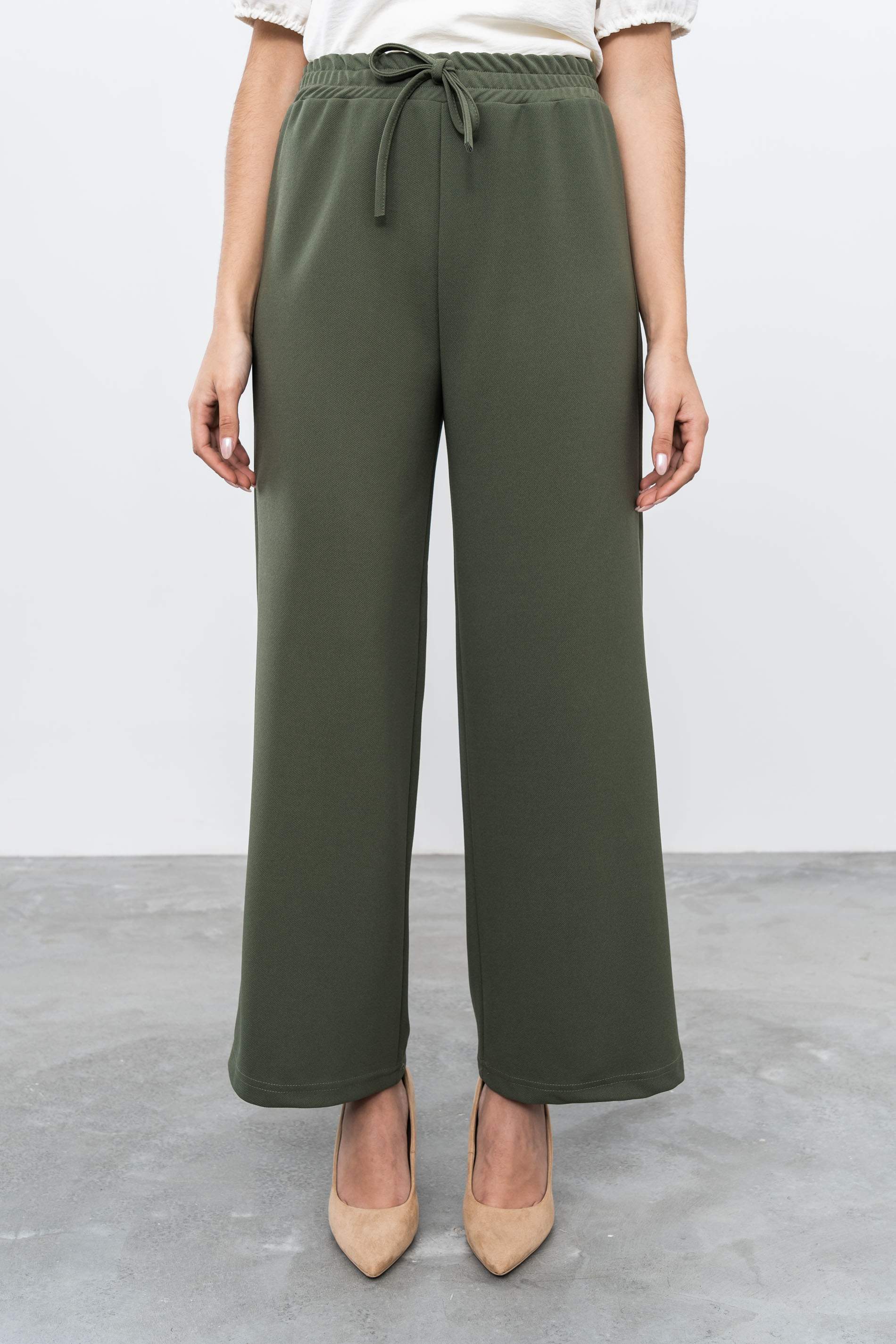 PANTALÓN ANCHO KAKI