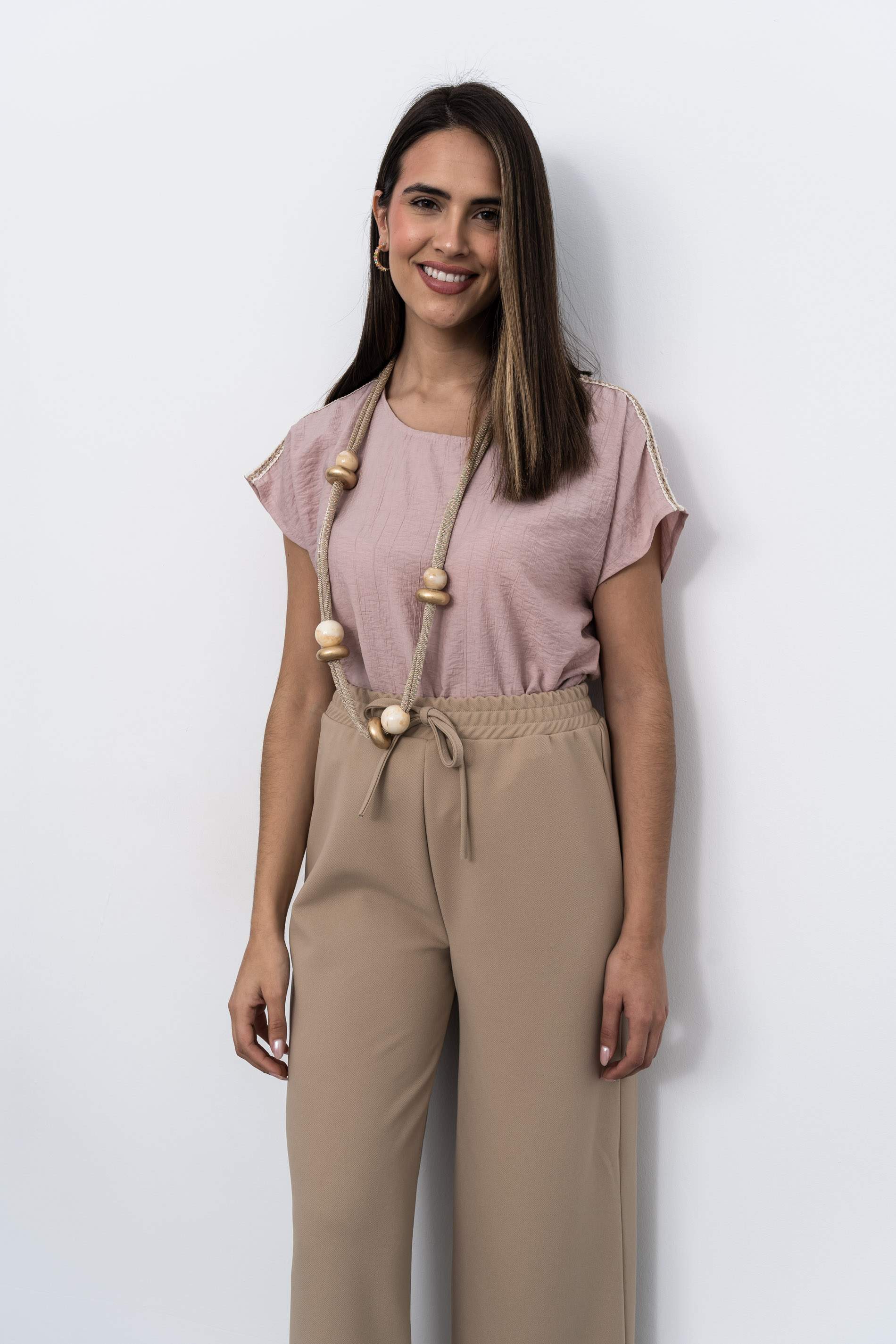 PANTALÓN ANCHO ARENA