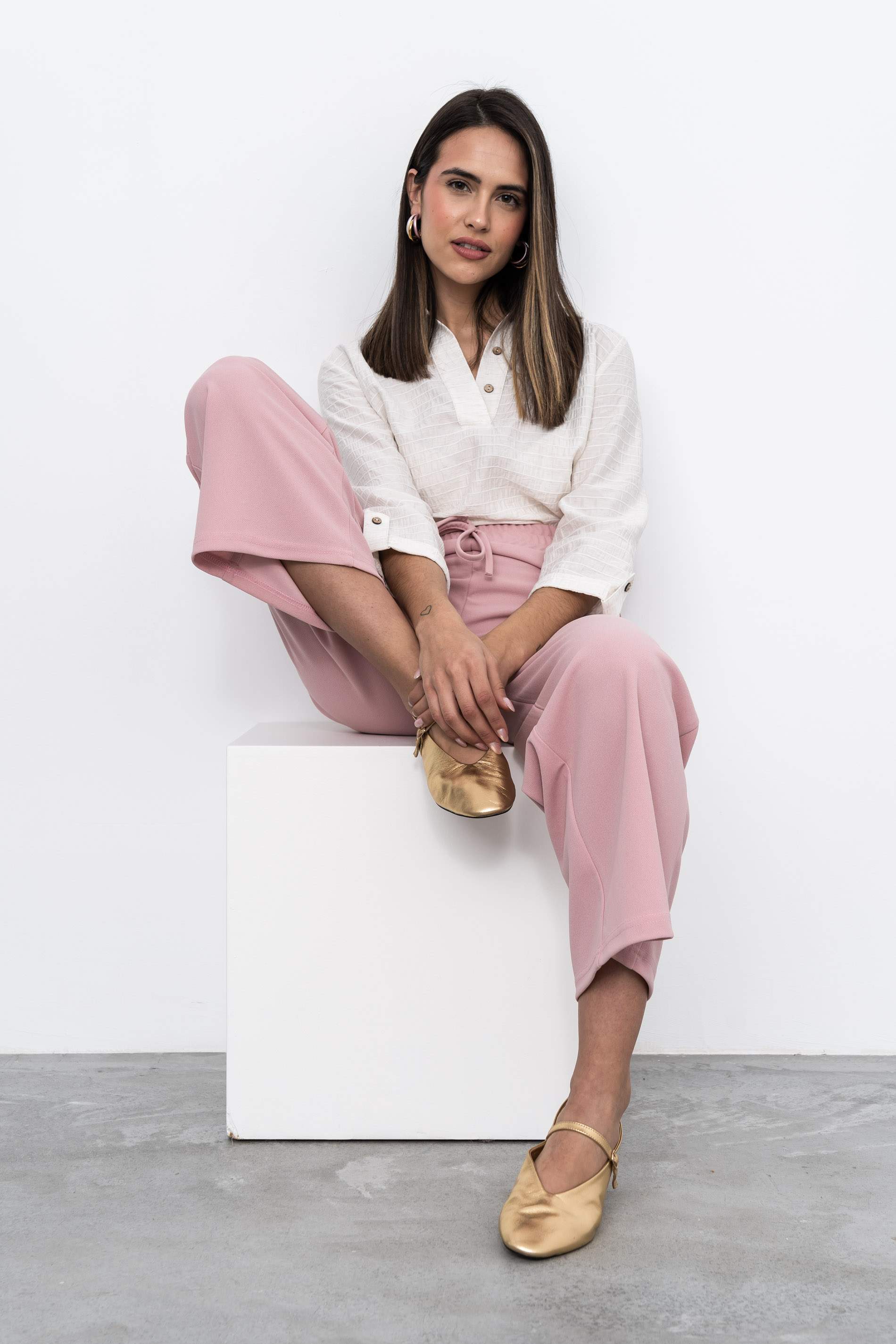 PANTALÓN ANCHO ROSA