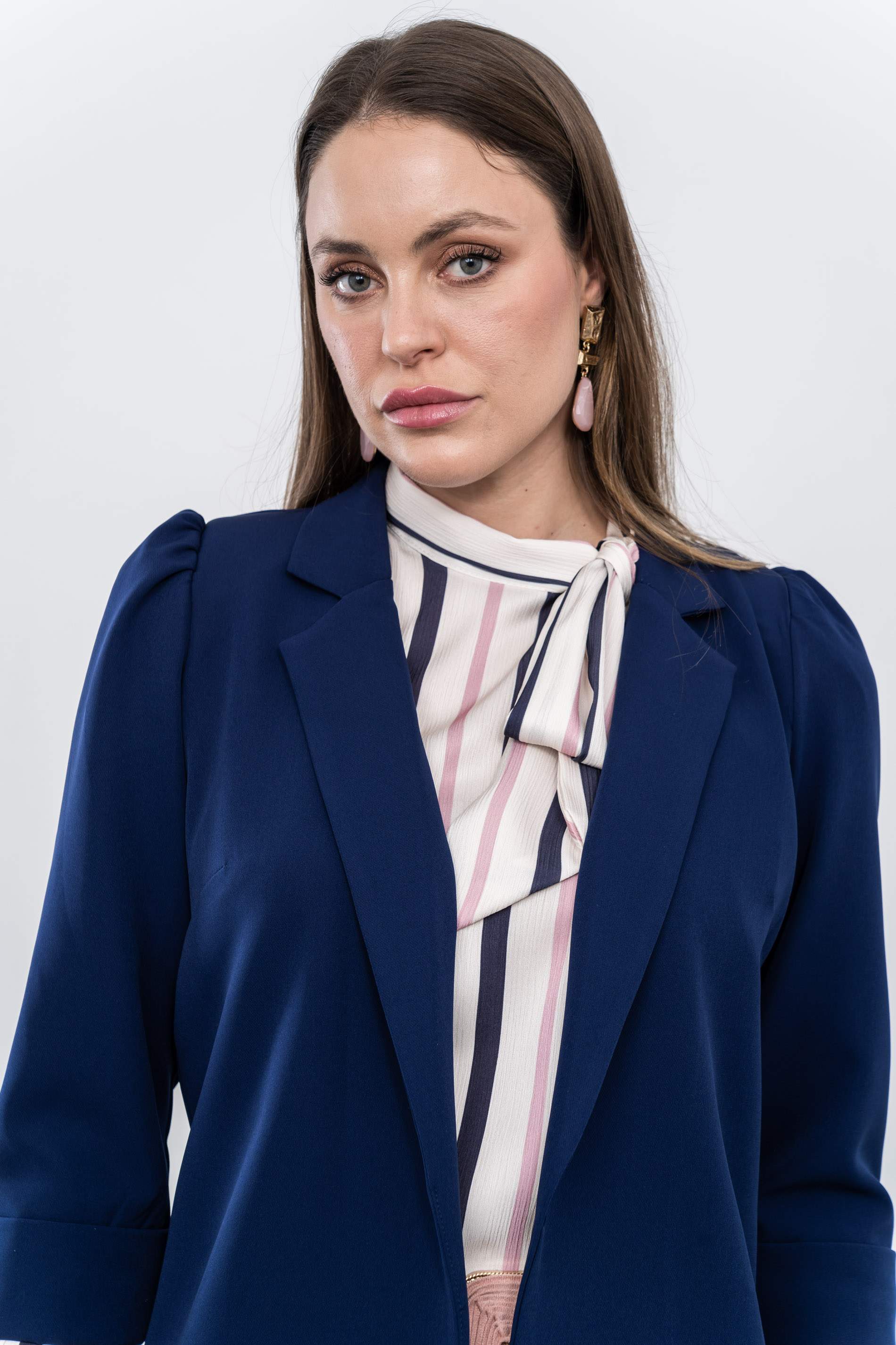 CHAQUETA MANGA VUELTA MARINO