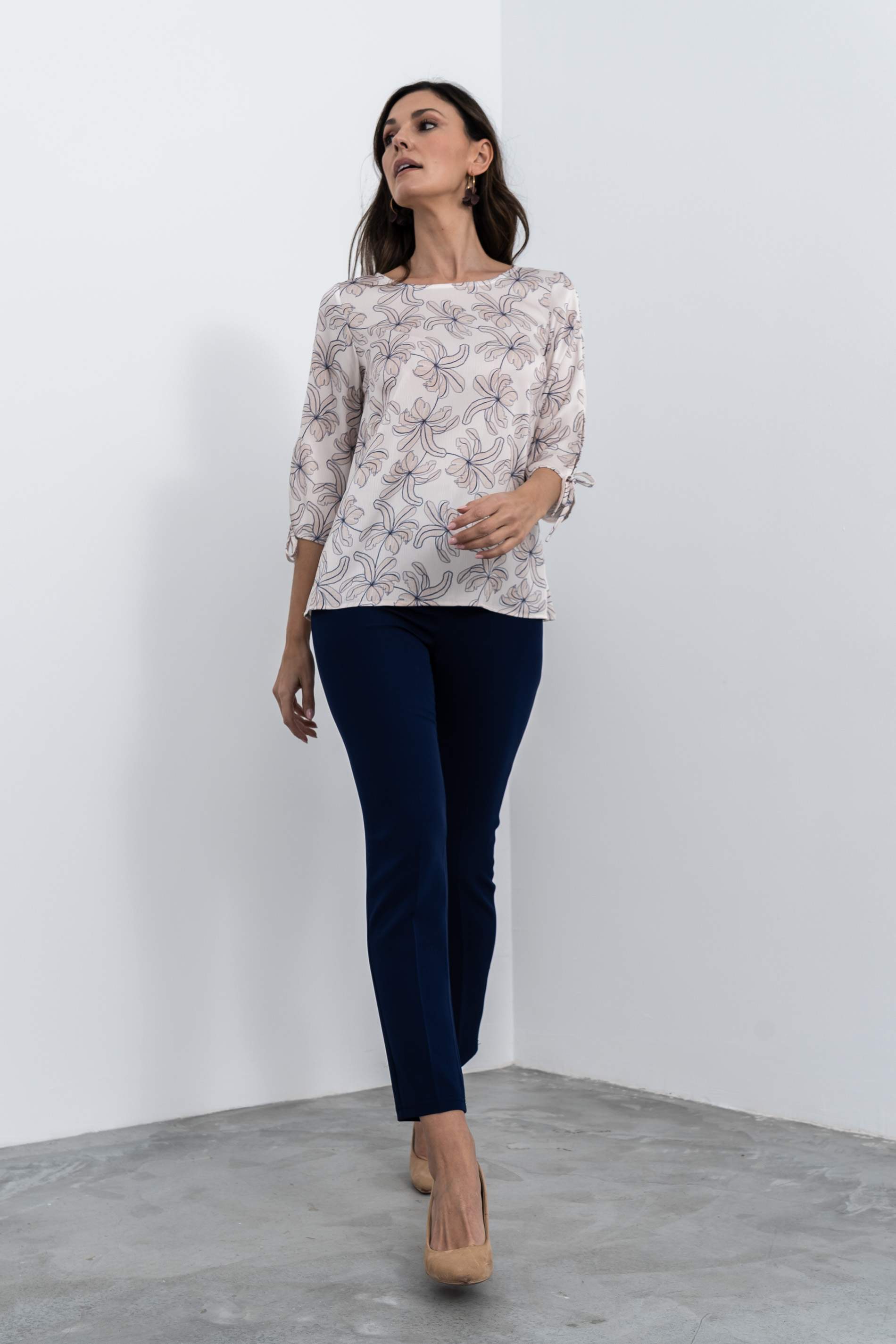 PANTALÓN VESTIR MARINO