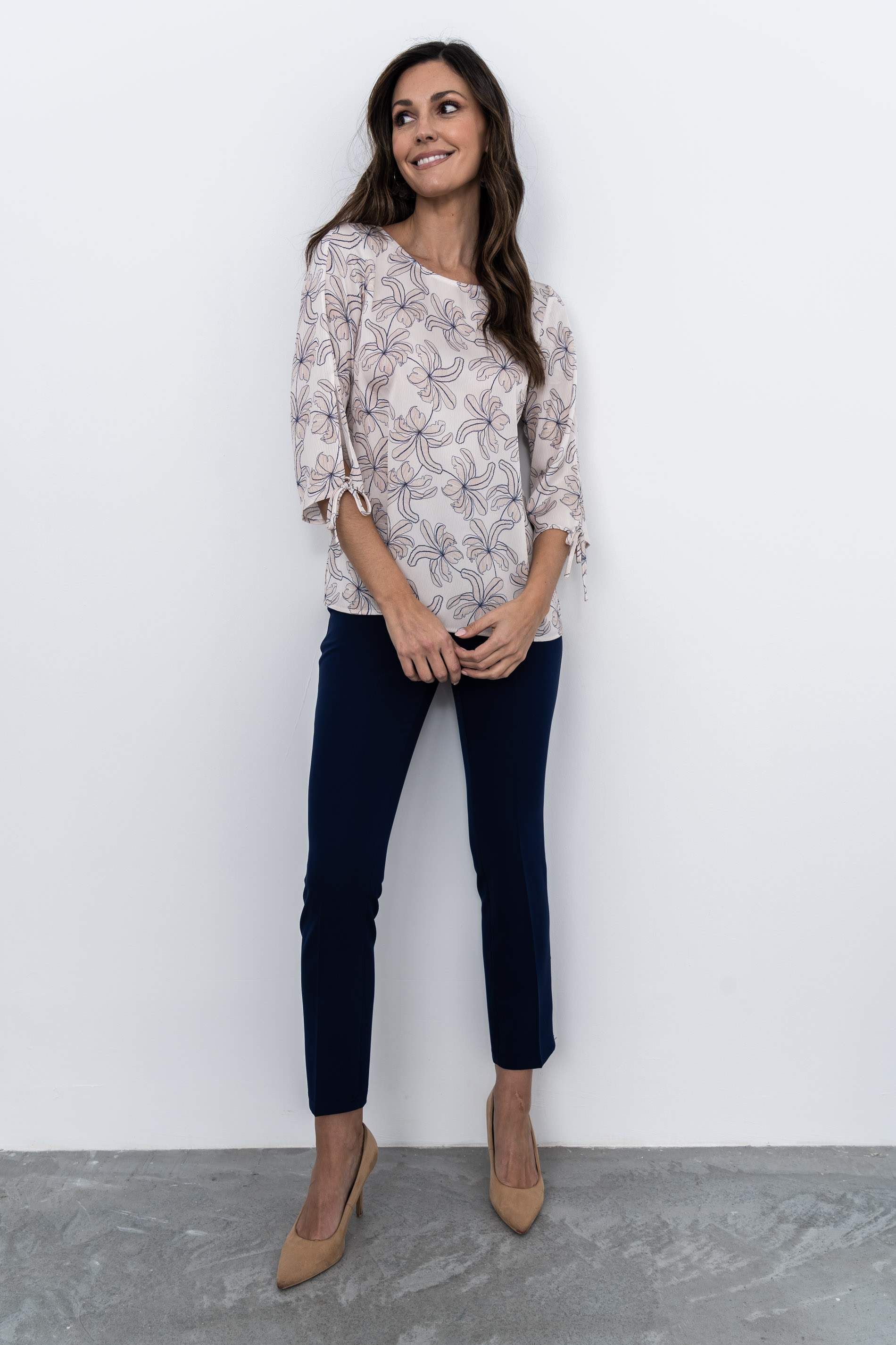 PANTALÓN VESTIR MARINO