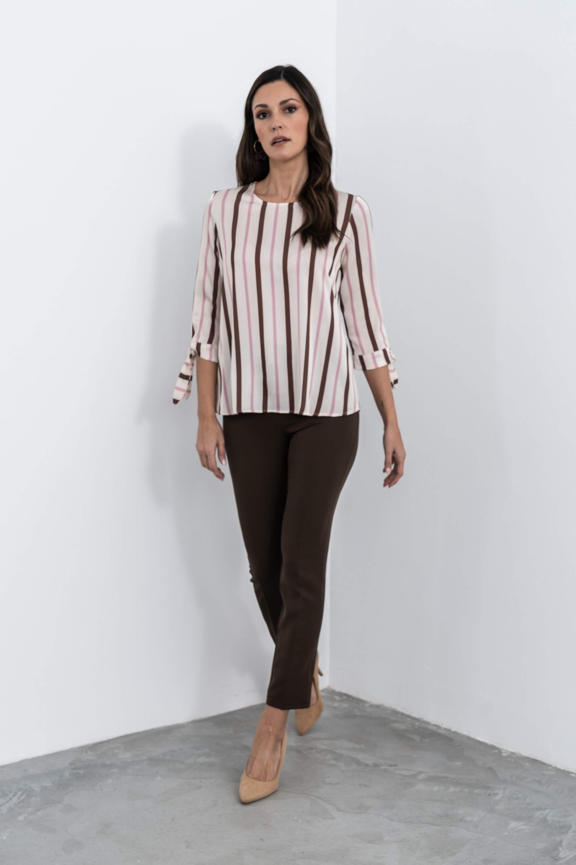 PANTALÓN VESTIR CHOCOLATE