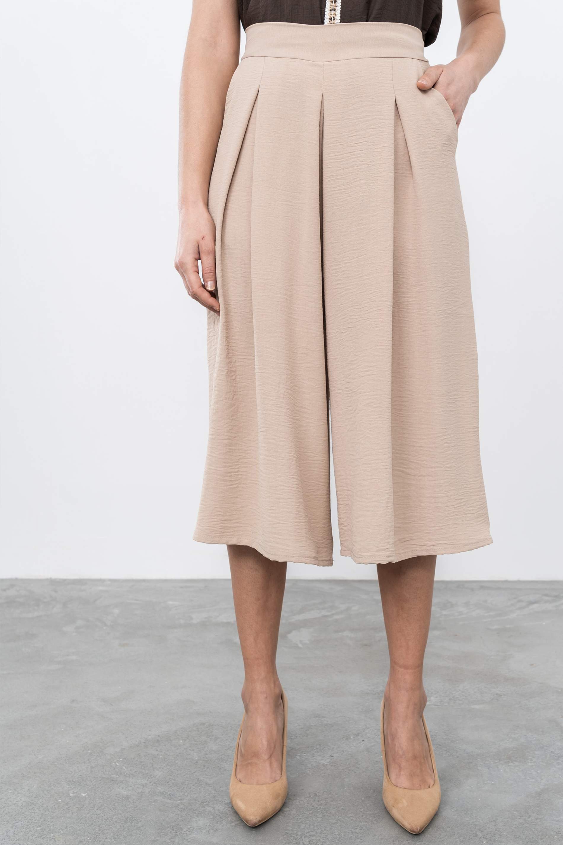 FALDA PANTALÓN TABLAS ARENA