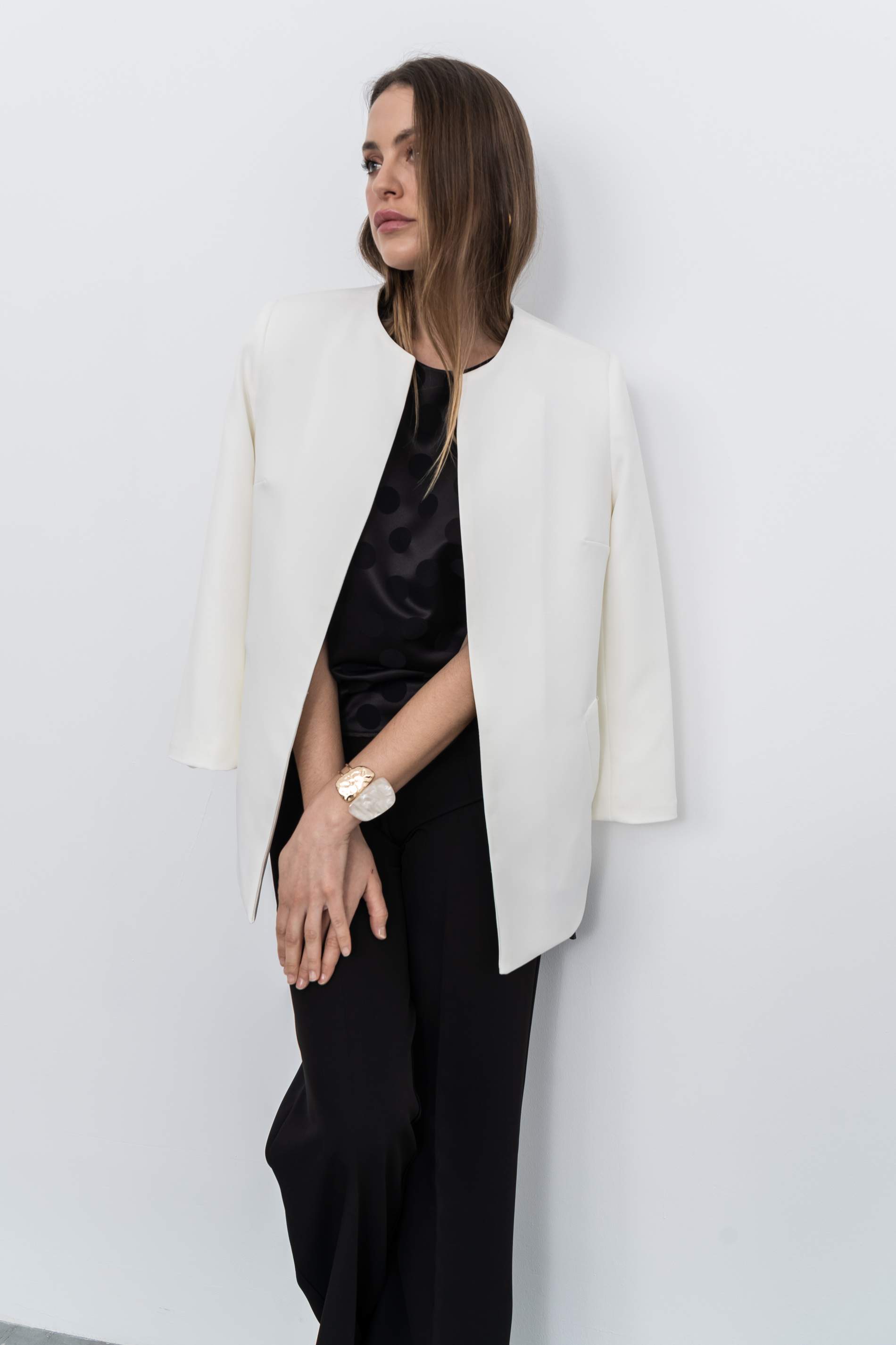 PANTALÓN PIERNA ANCHA VESTIR NEGRO