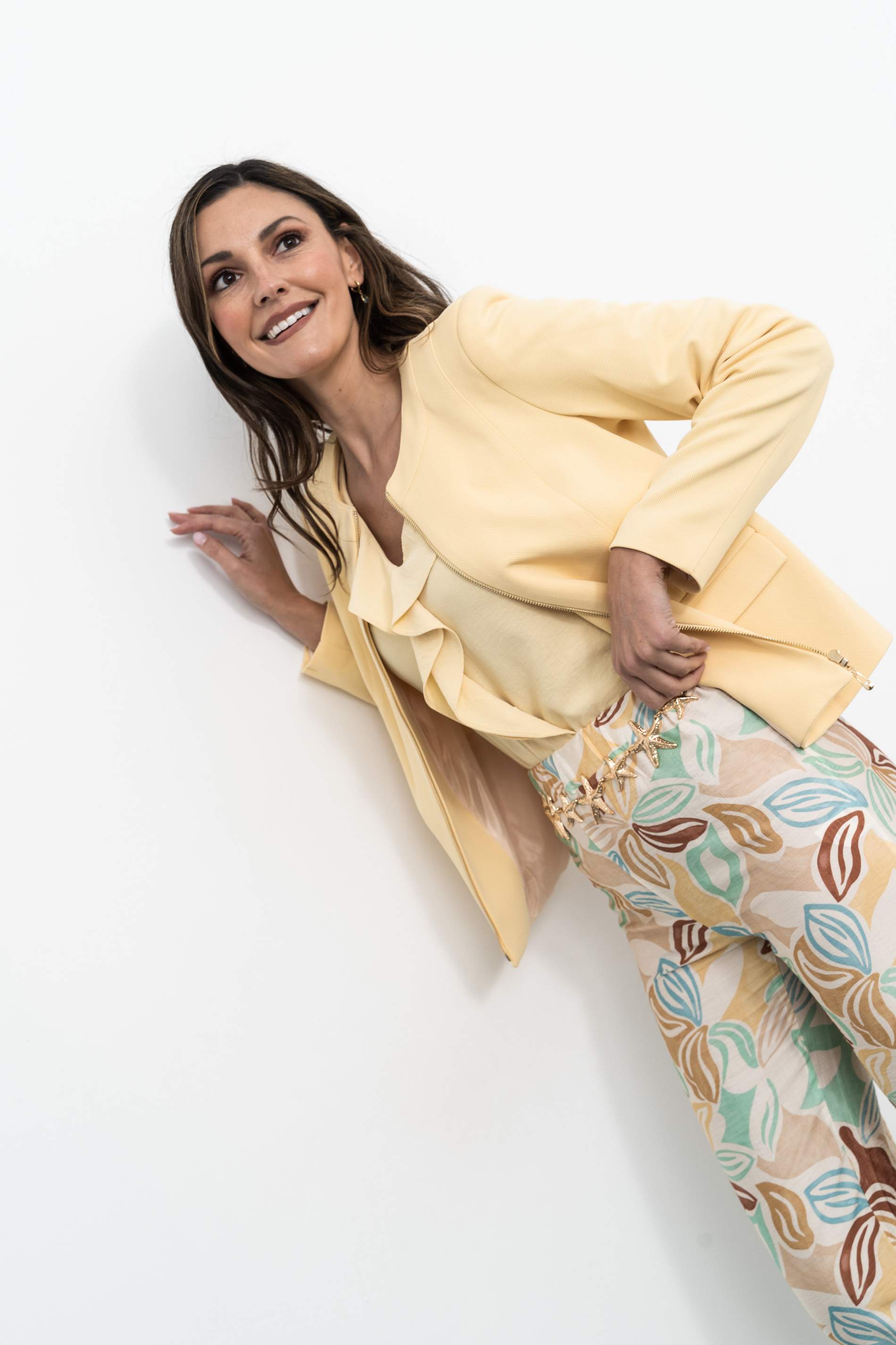 PANTALÓN HOJAS COLORES