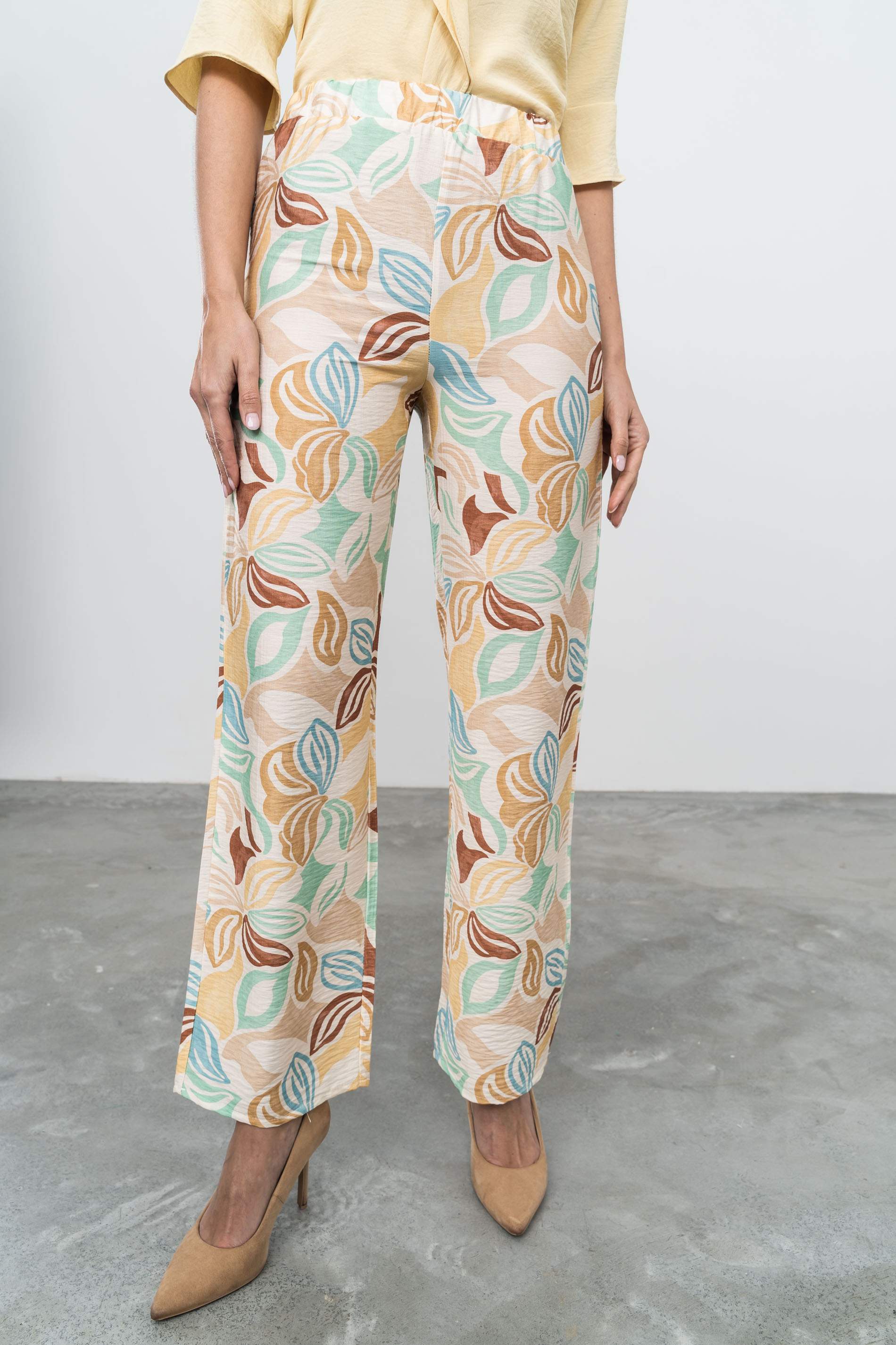 PANTALÓN HOJAS COLORES