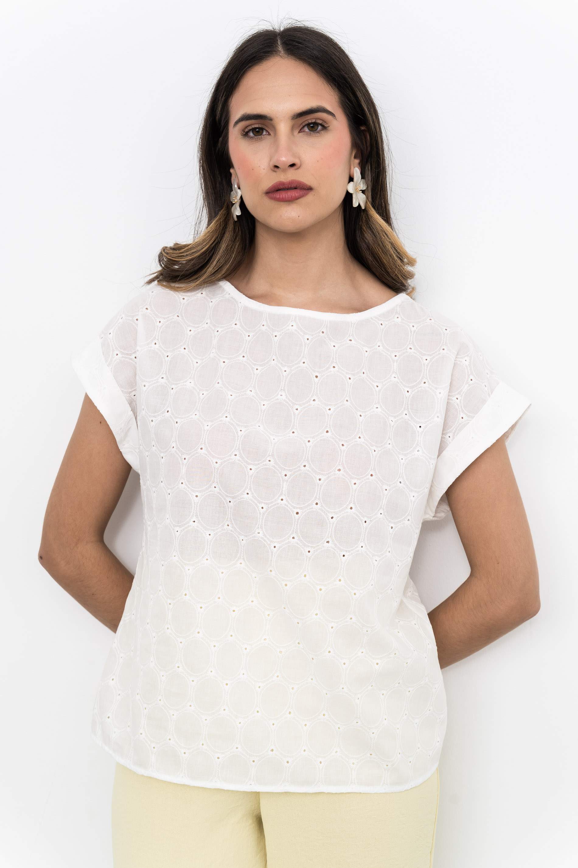 BLUSA TEJIDO BORDADO