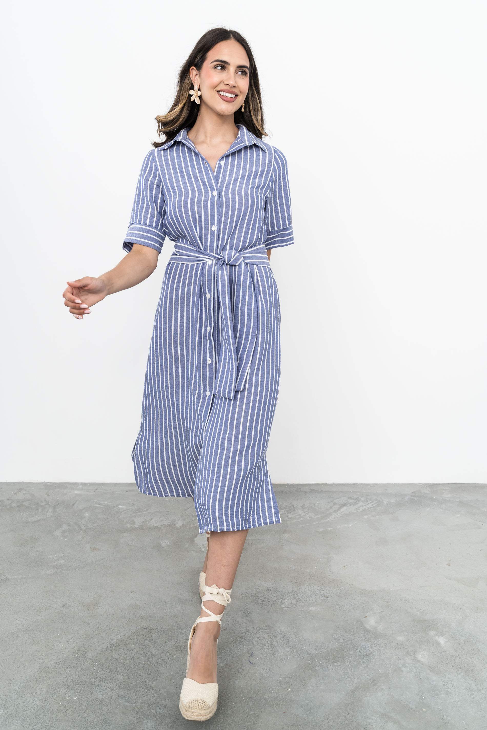 VESTIDO CAMISERO RAYAS