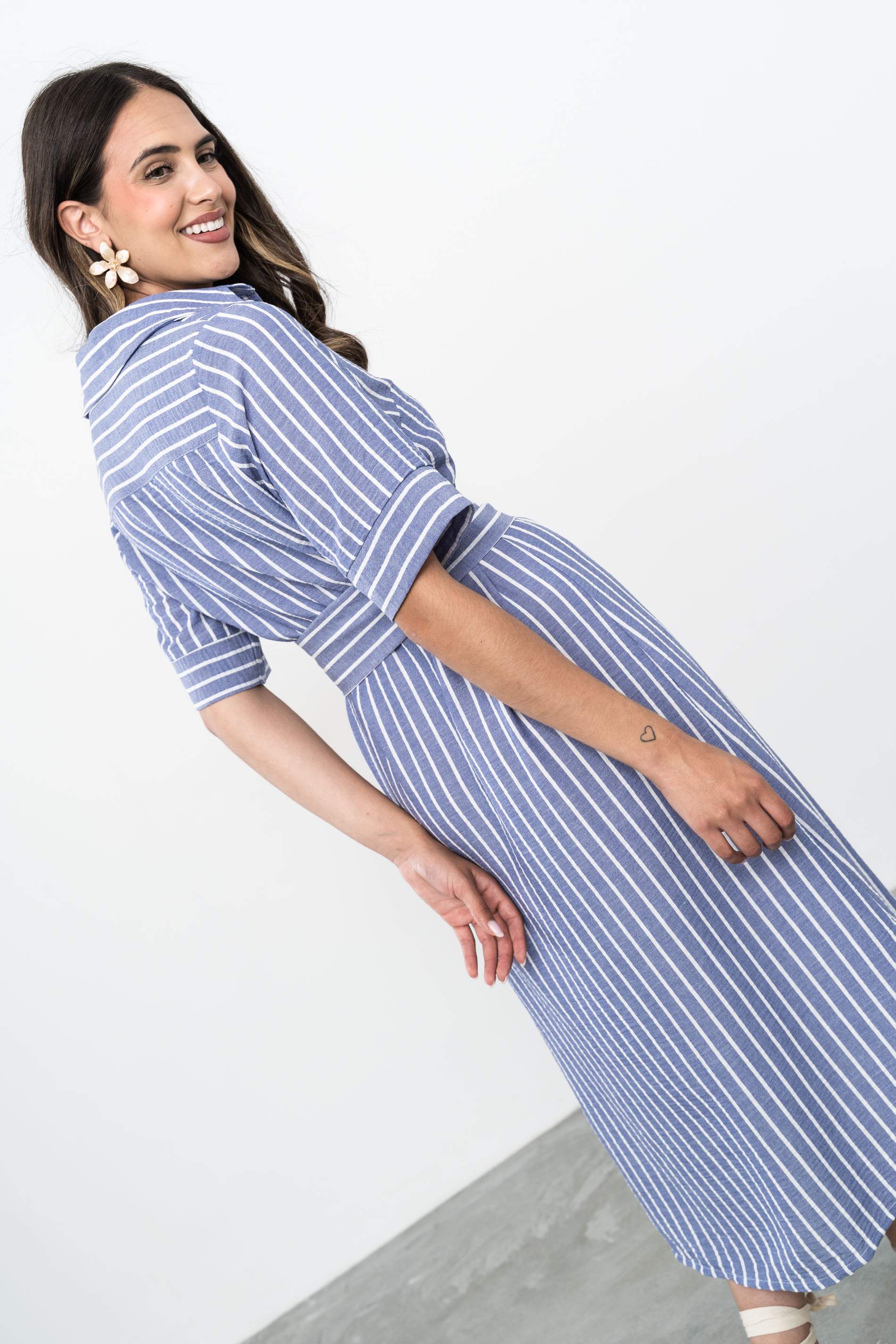 VESTIDO CAMISERO RAYAS