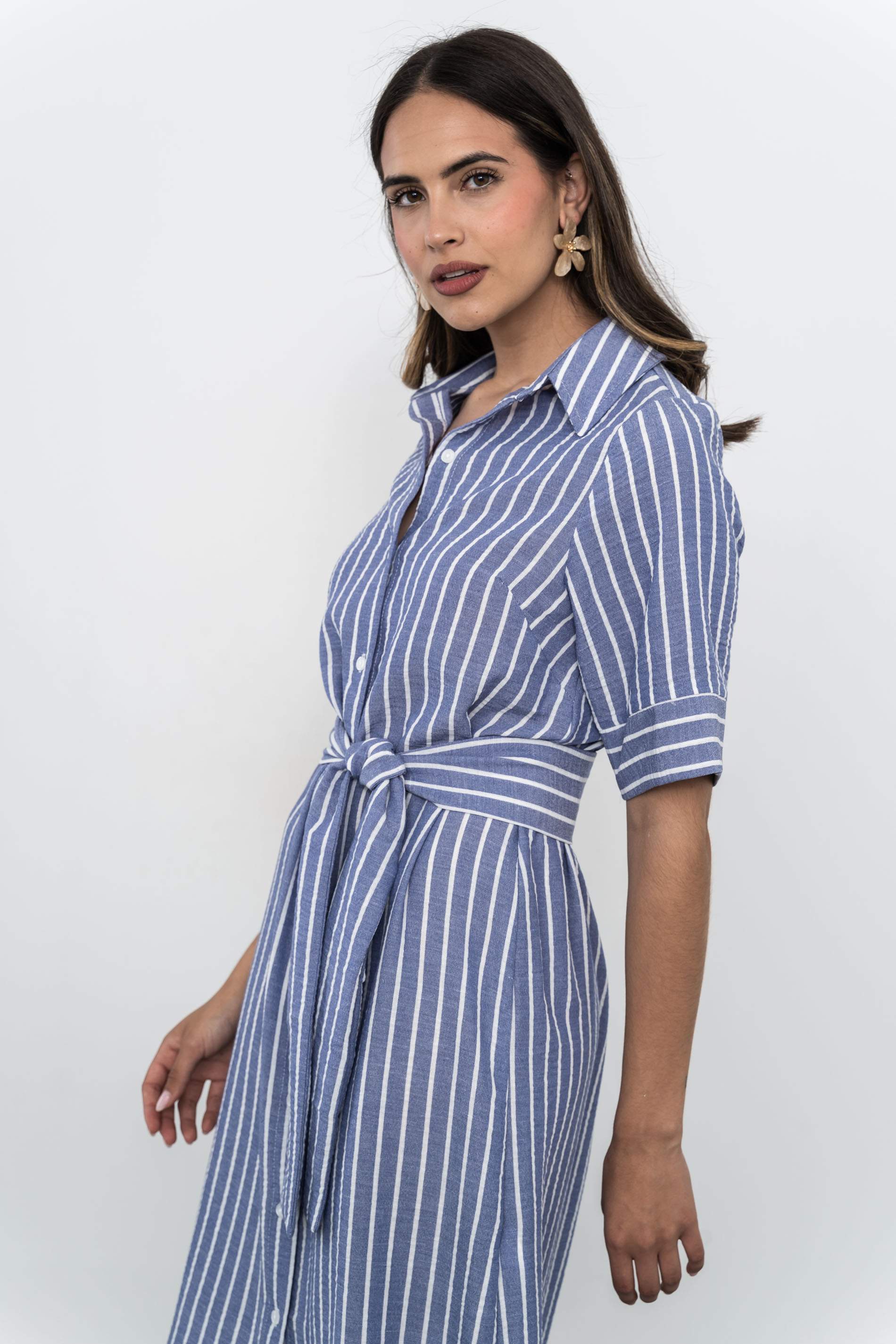 VESTIDO CAMISERO RAYAS