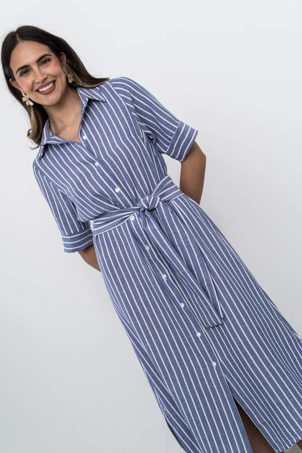 VESTIDO CAMISERO RAYAS