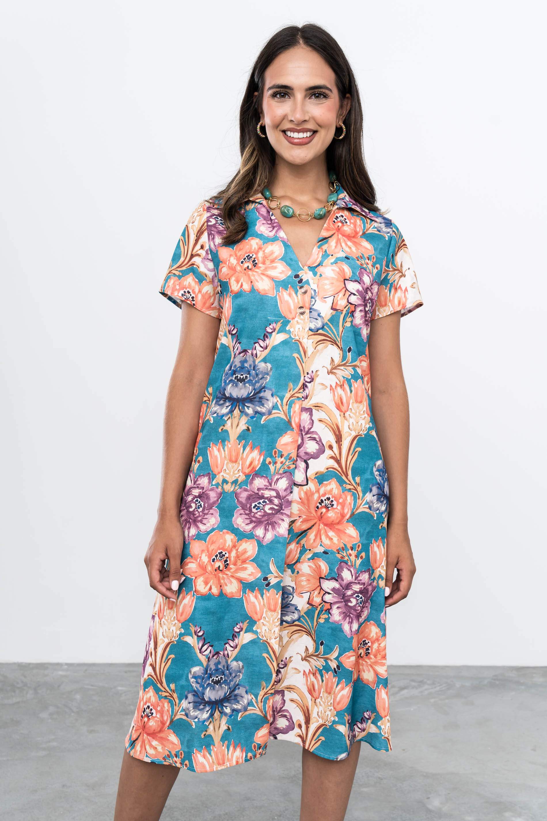 VESTIDO TABLA FLORAL