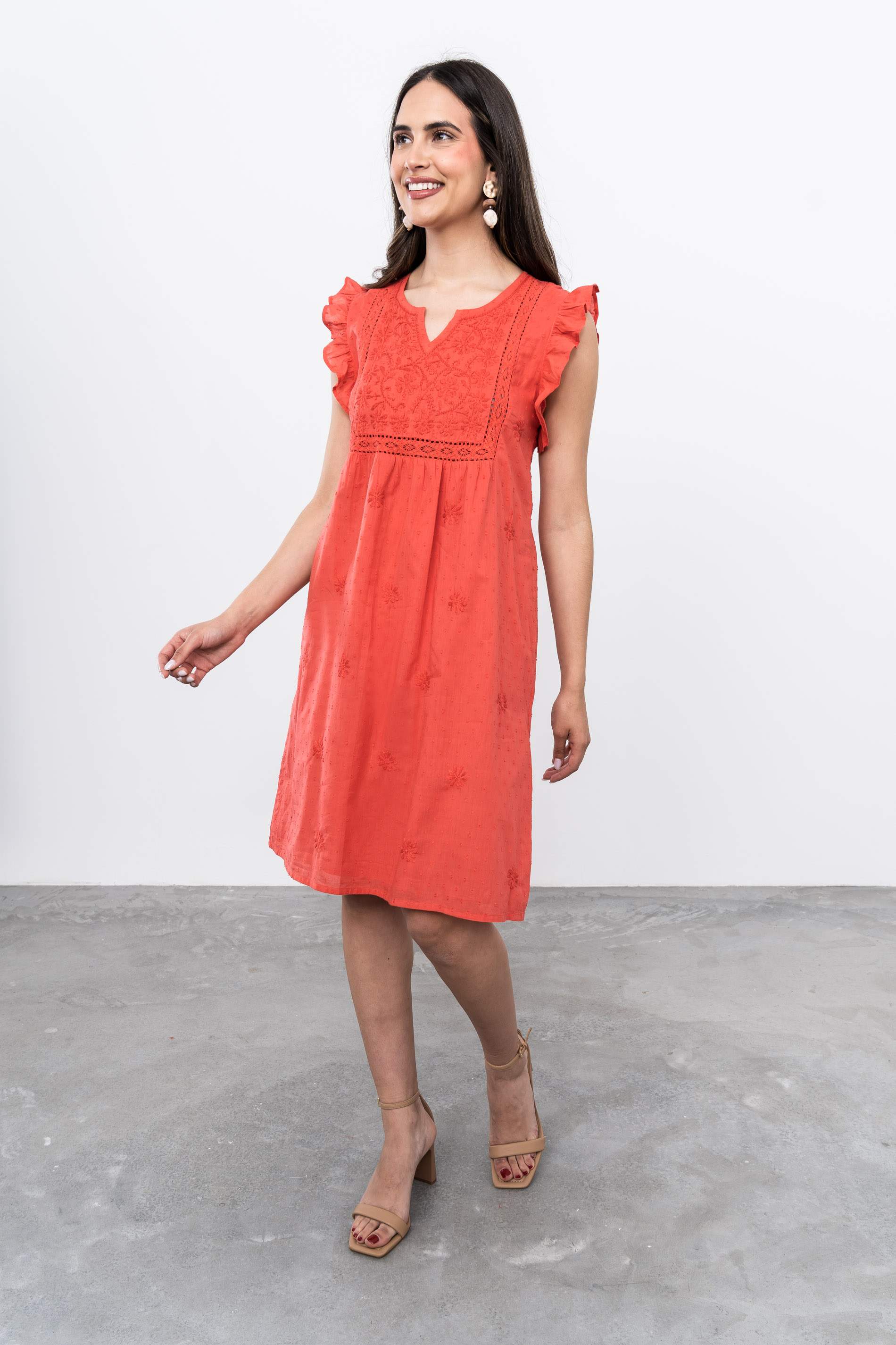 VESTIDO BORDADO PLUMETI