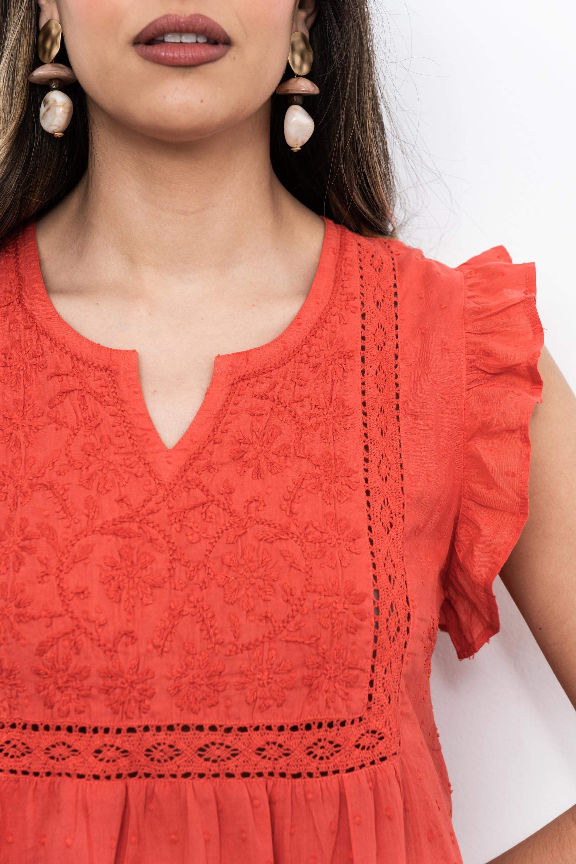 VESTIDO BORDADO PLUMETI