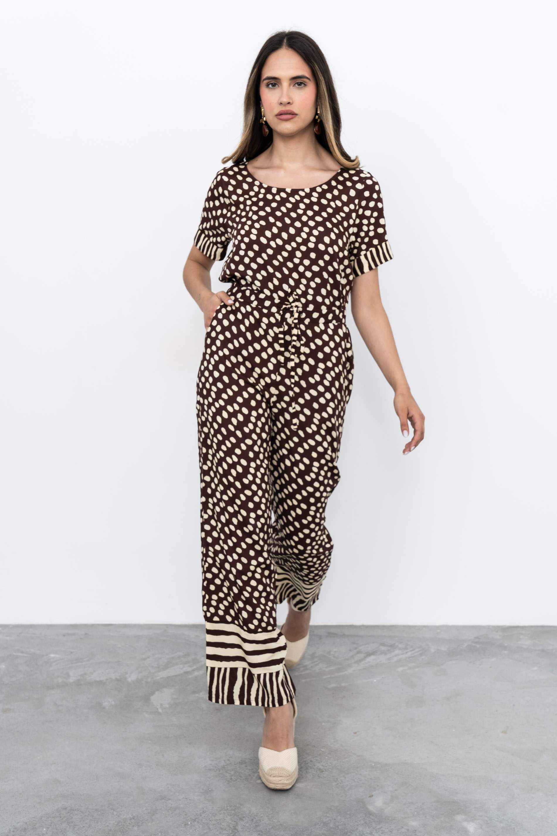 PANTALÓN HOLGADO TOPOS