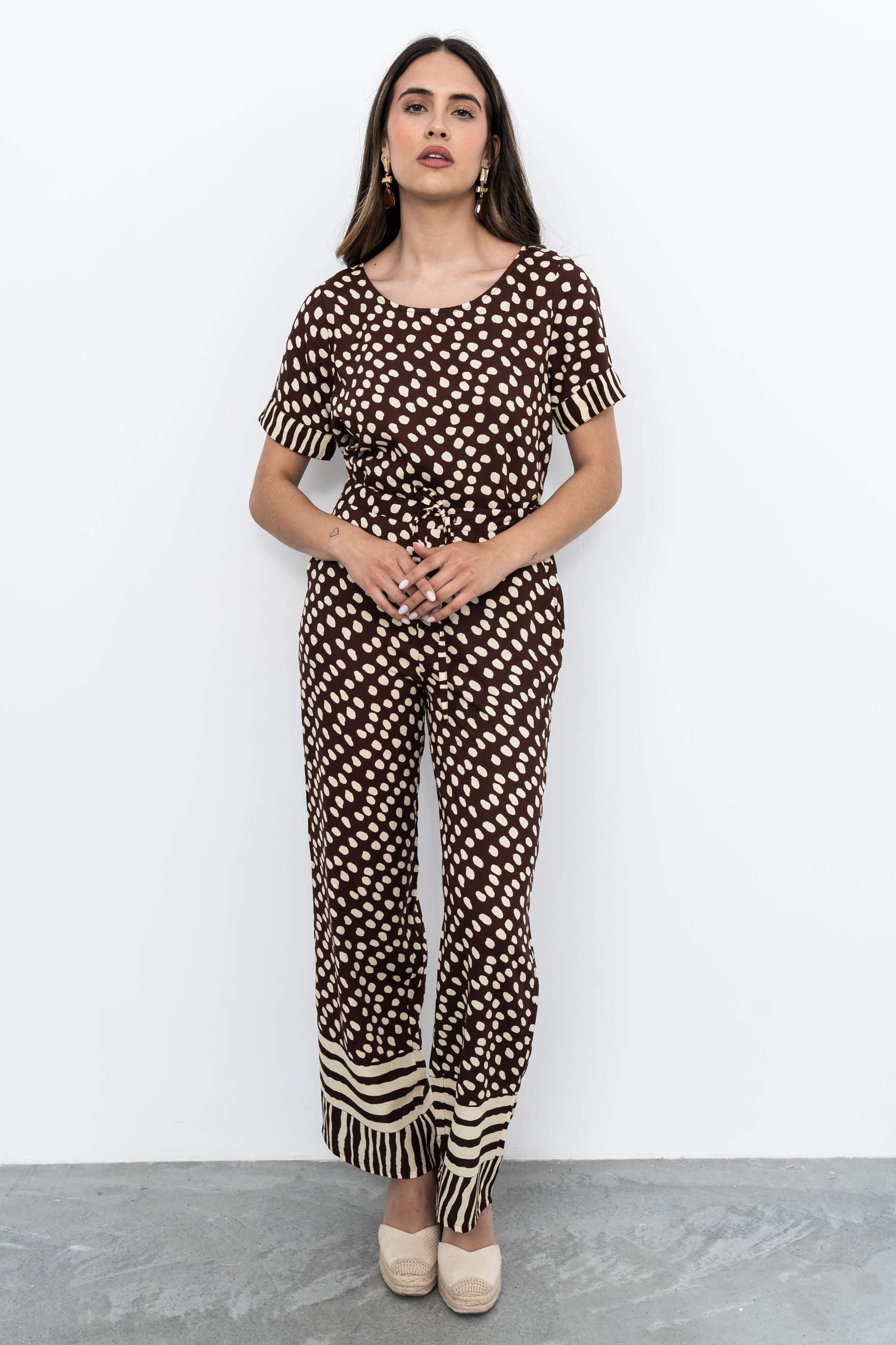 PANTALÓN HOLGADO TOPOS