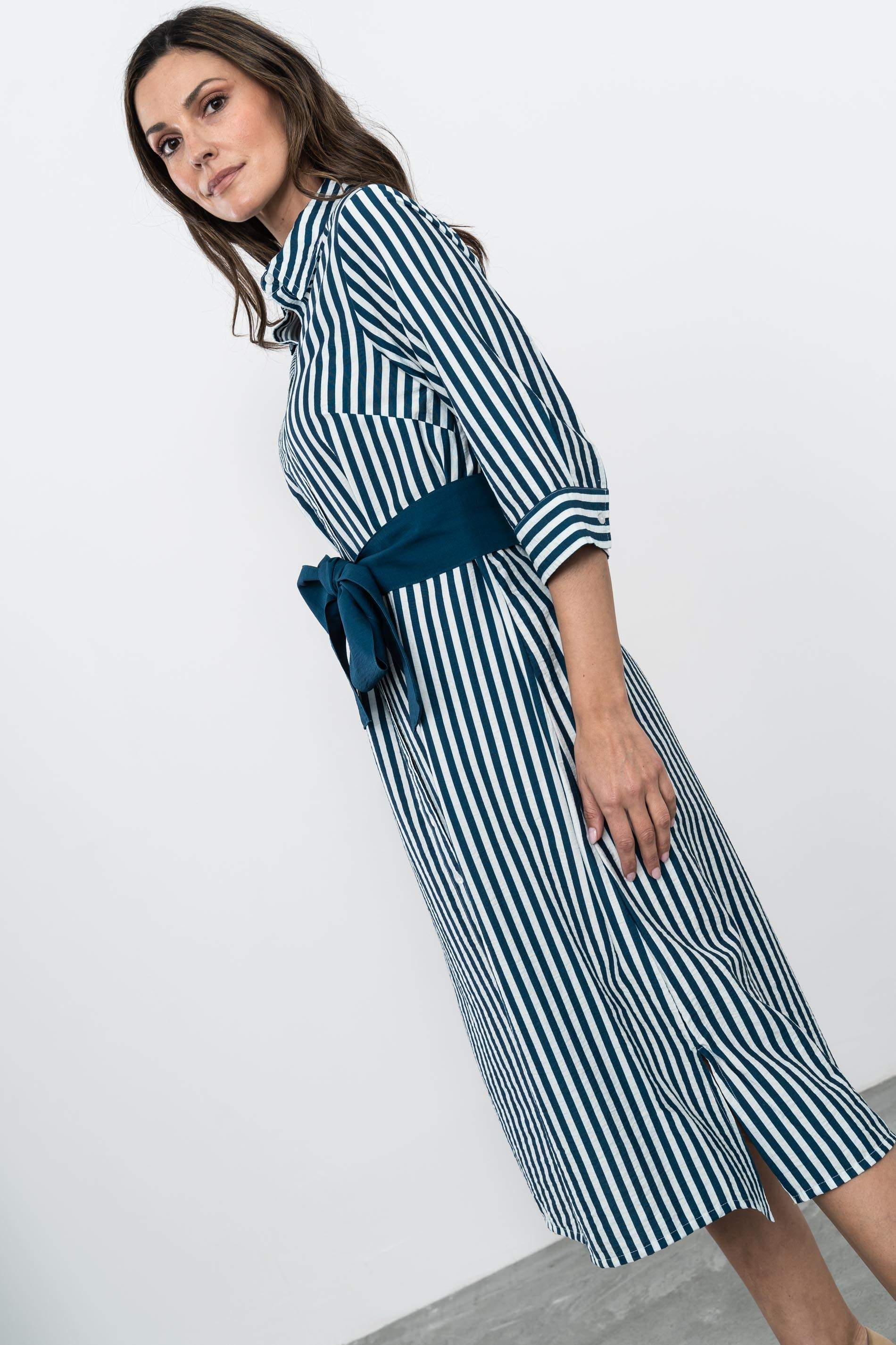 VESTIDO CAMISERO RAYAS