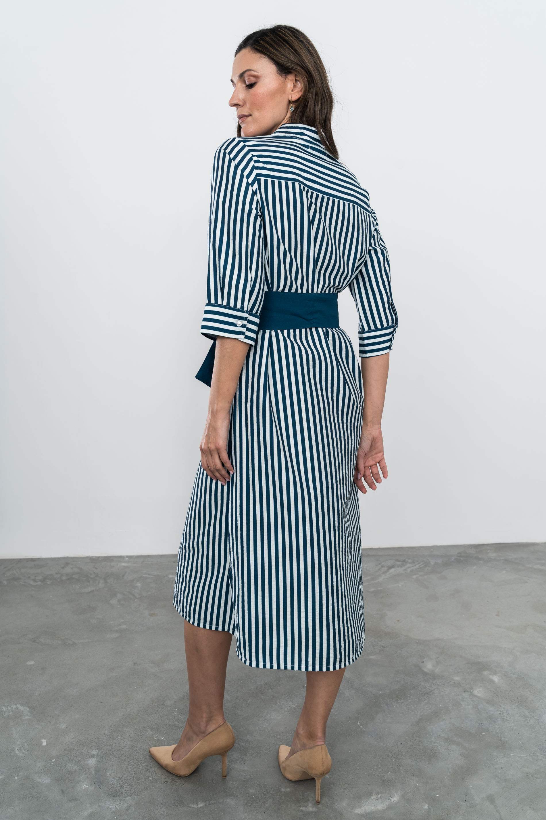 VESTIDO CAMISERO RAYAS