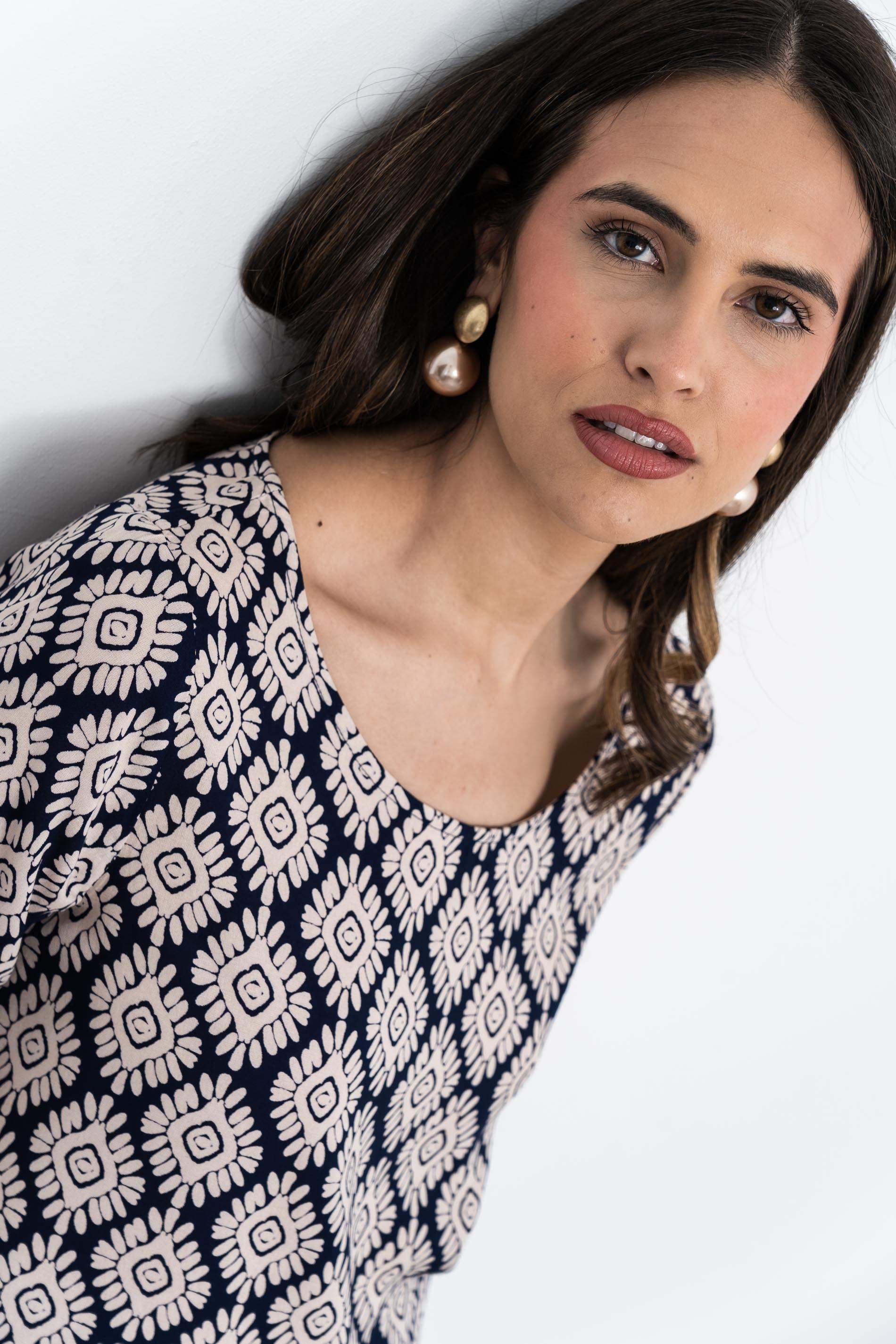 BLUSA AZTECA COMBINADA