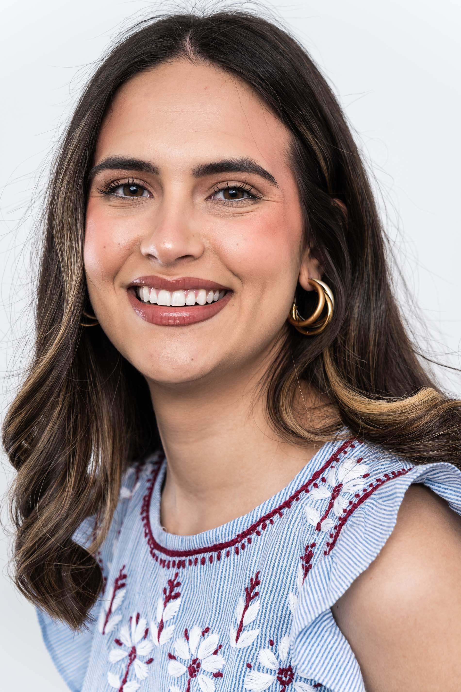 BLUSA RAYAS BORDADO COMBINADO