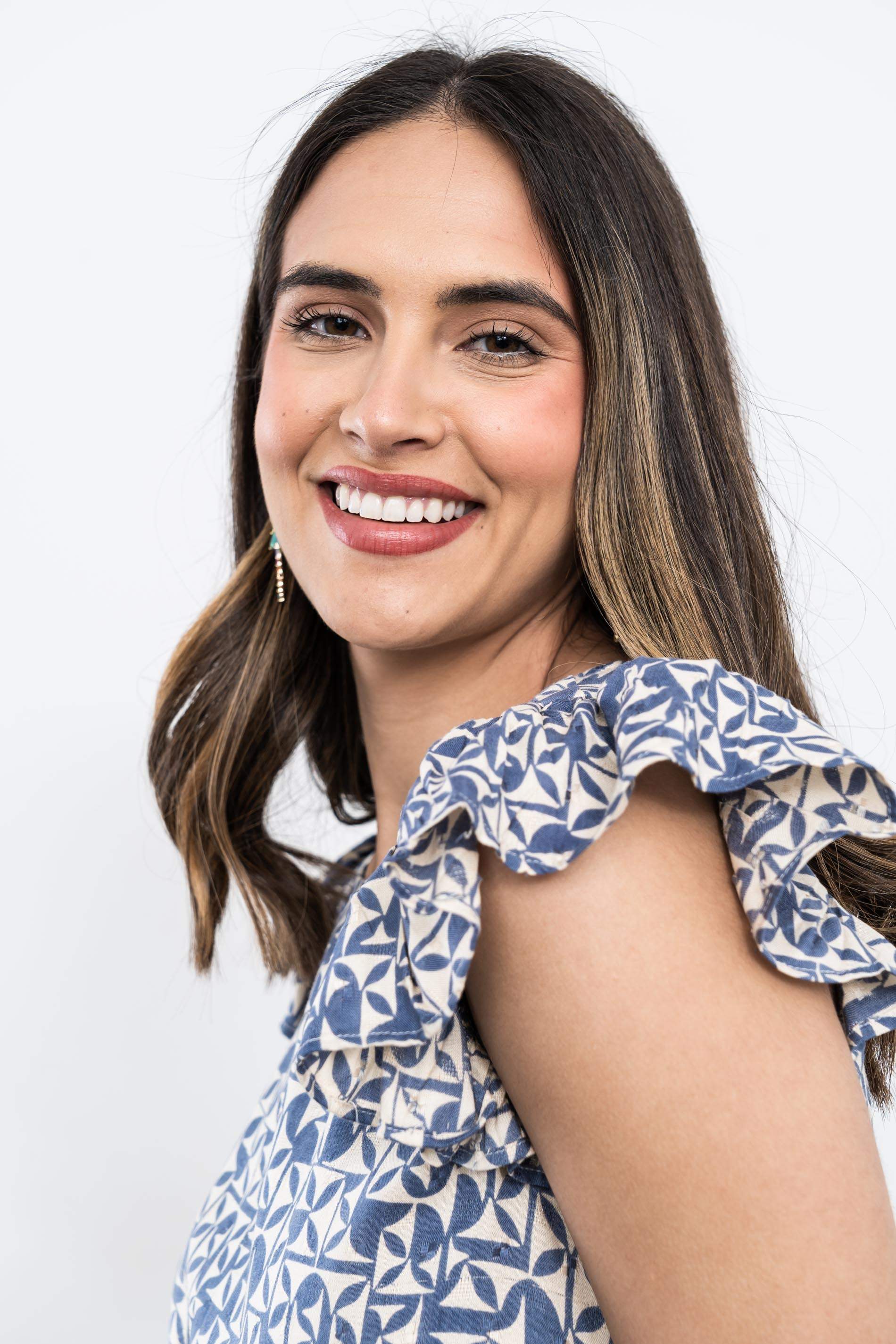 VESTIDO ESTAMPADO BICOLOR