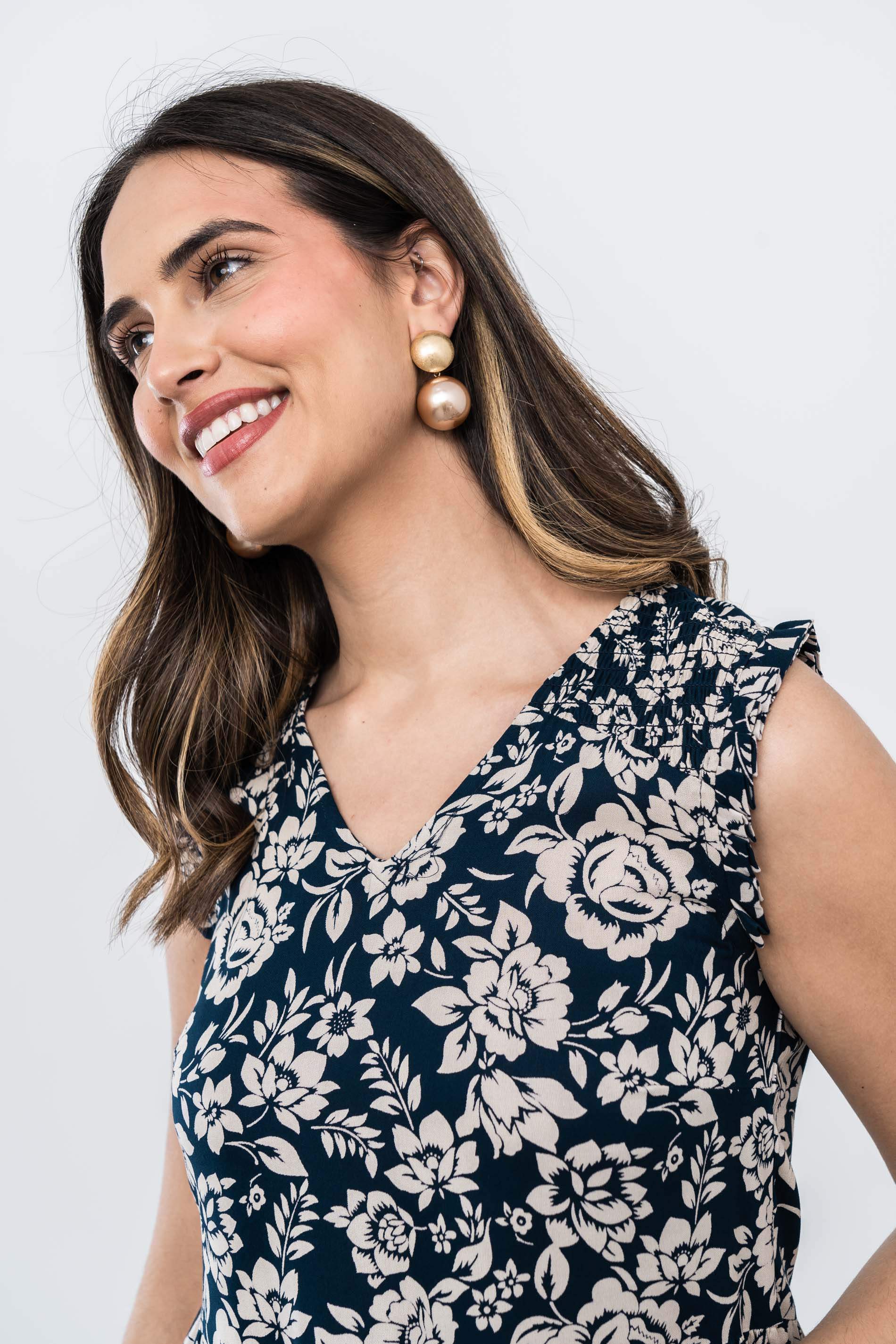 VESTIDO NIDO ABEJA FLOR