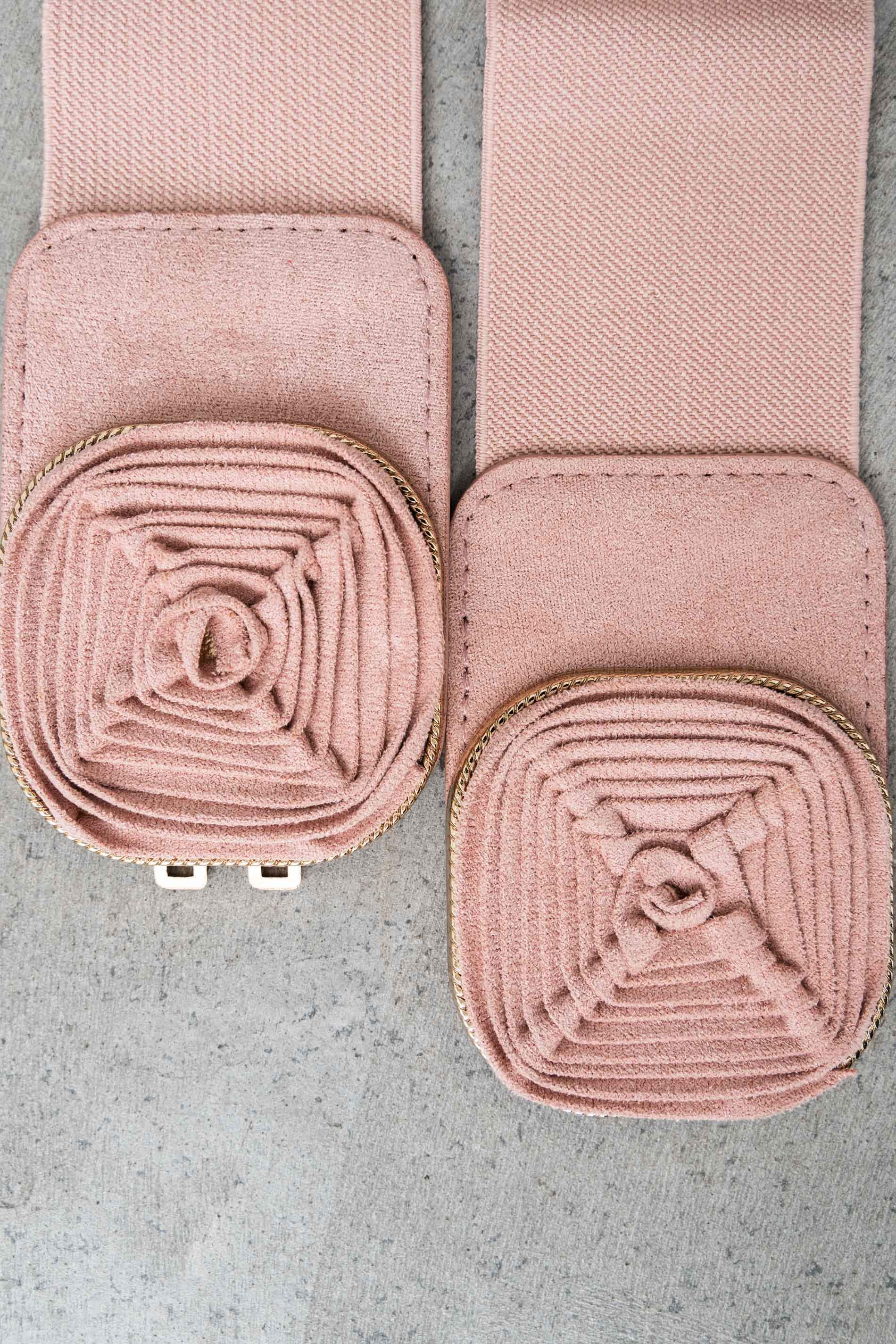 CINTURÓN ELÁSTICO FLOR NUDE