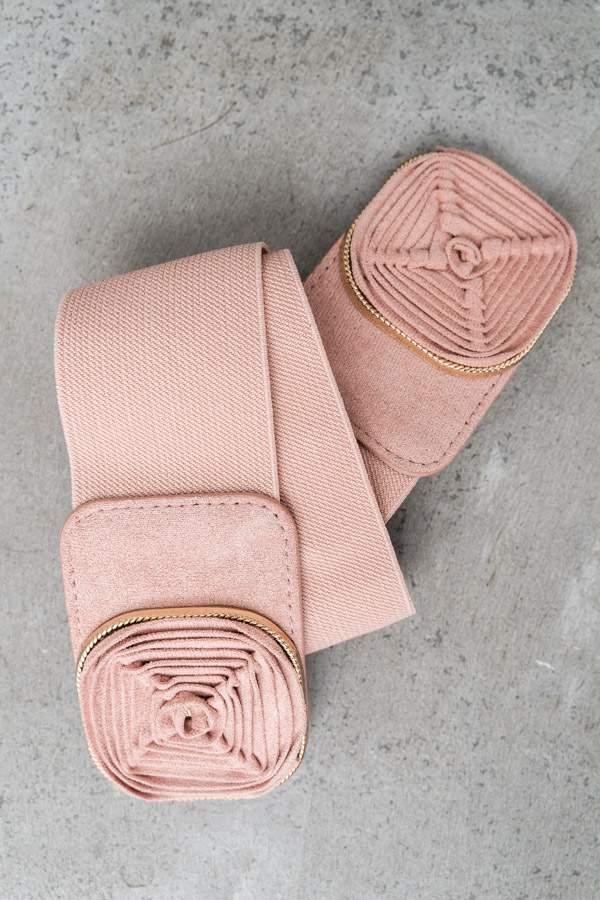 CINTURÓN ELÁSTICO FLOR NUDE