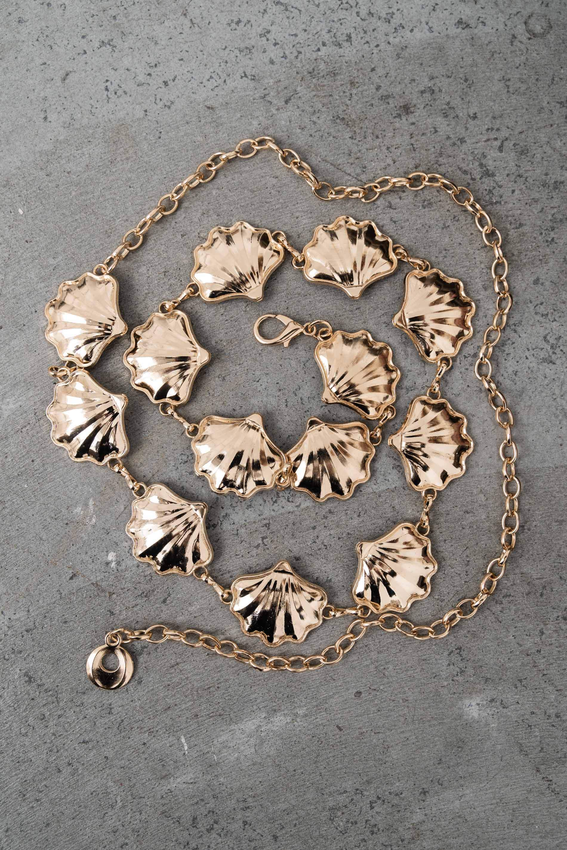 CINTURÓN CADENA CONCHA