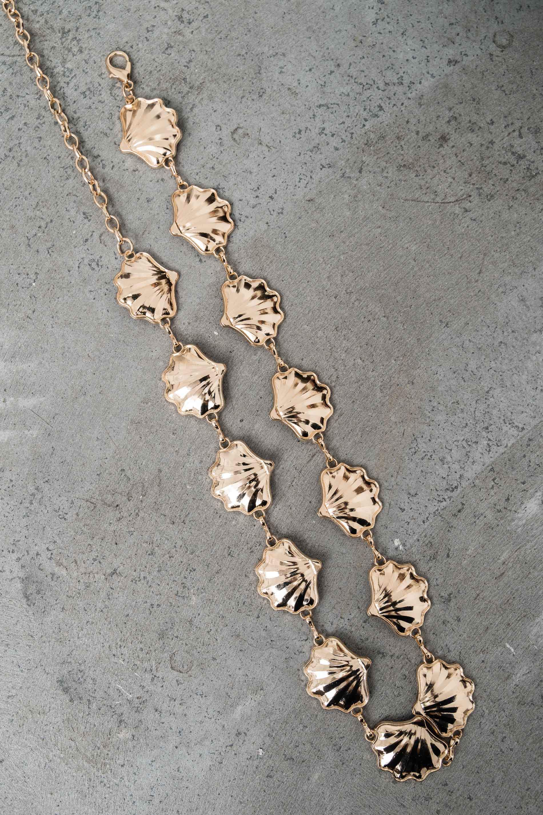 CINTURÓN CADENA CONCHA