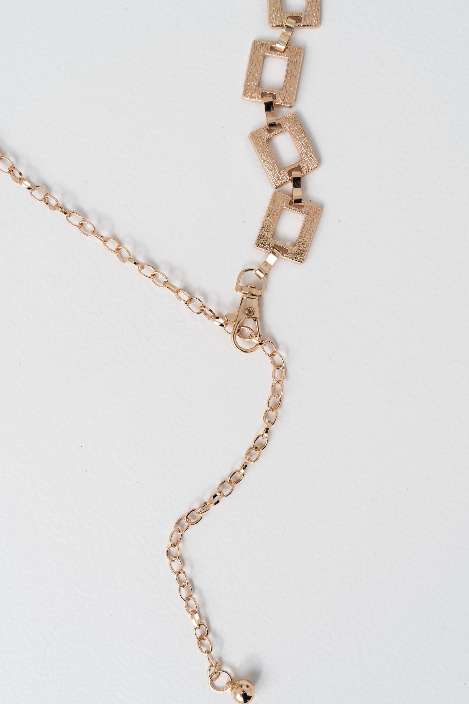 CINTURÓN CADENA CUADRADA