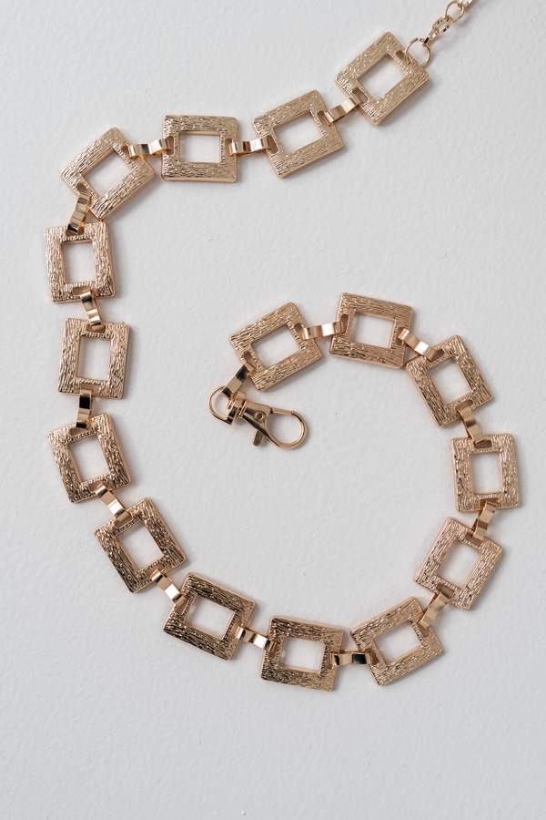 CINTURÓN CADENA CUADRADA