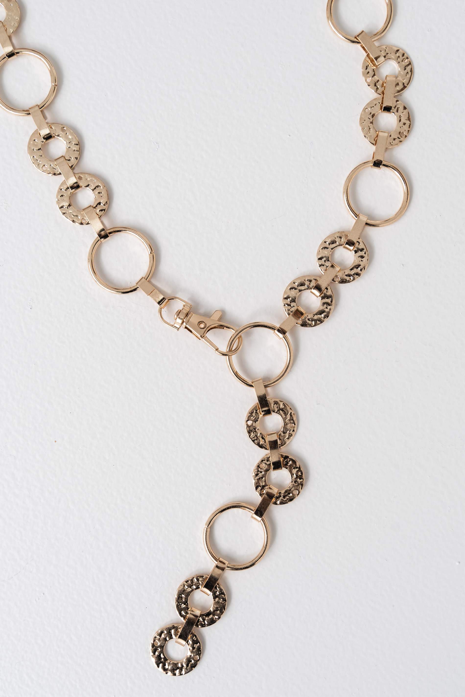 CINTURÓN CADENA AROS COMBINADOS