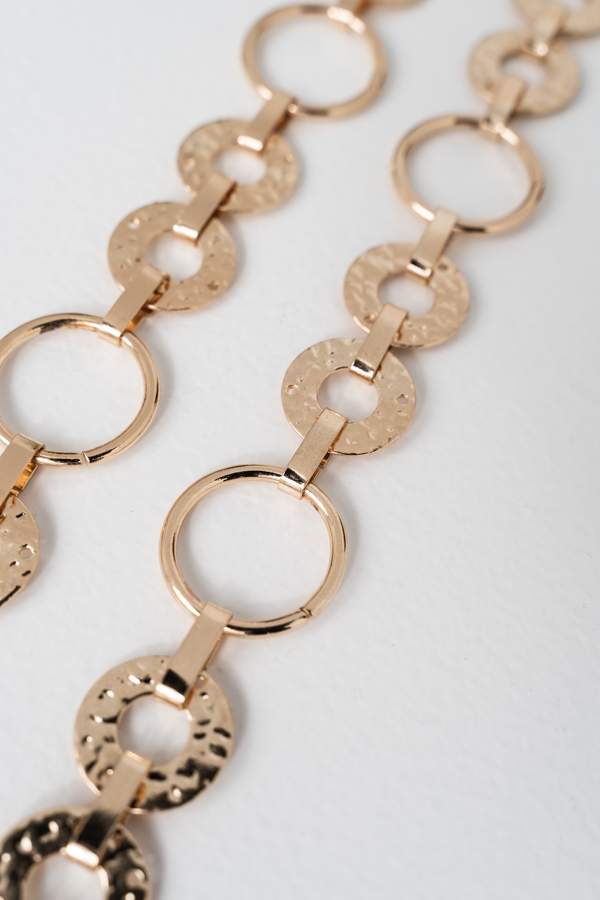 CINTURÓN CADENA AROS COMBINADOS