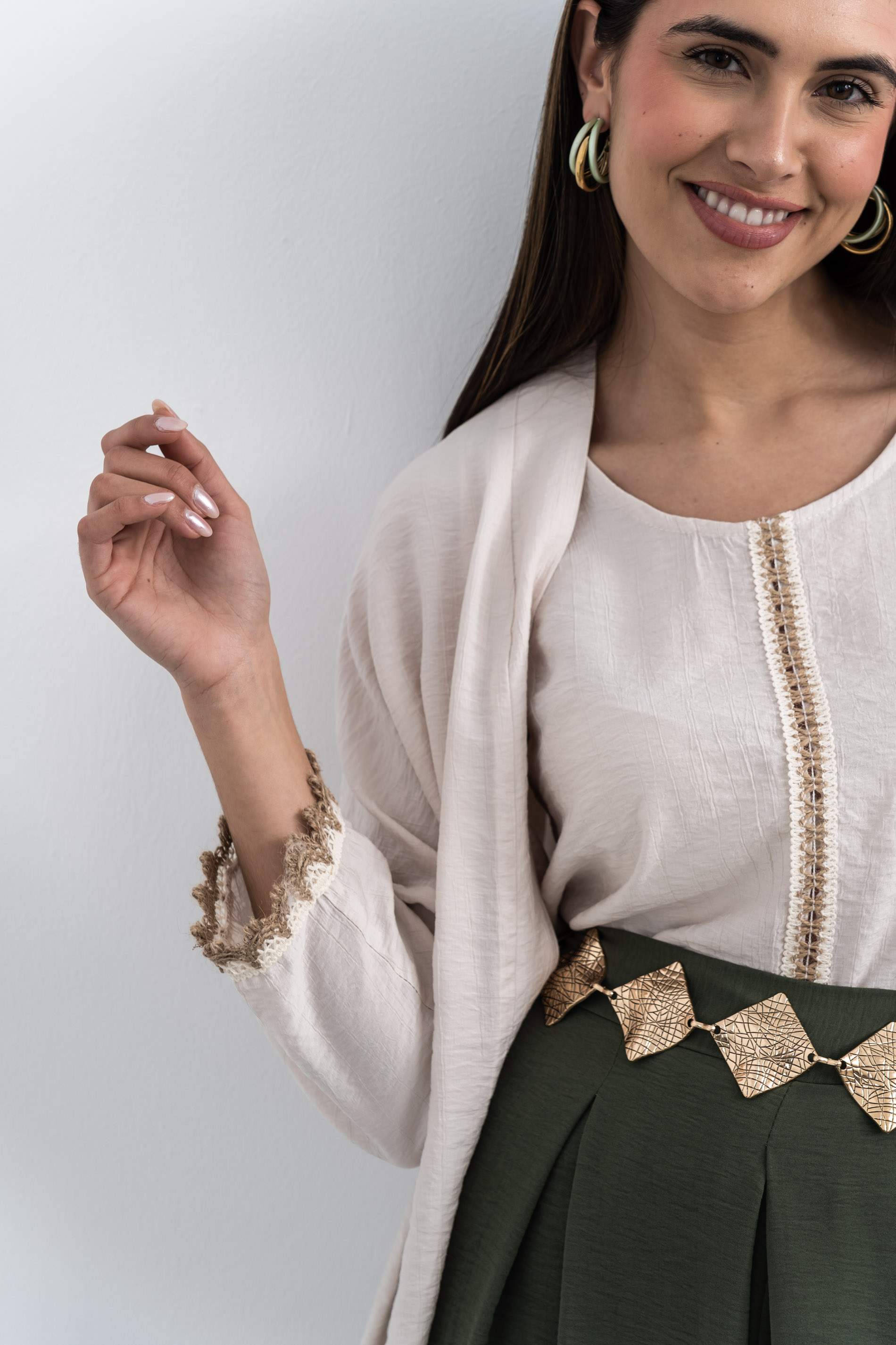 KIMONO DETALLE CUERDA BEIGE