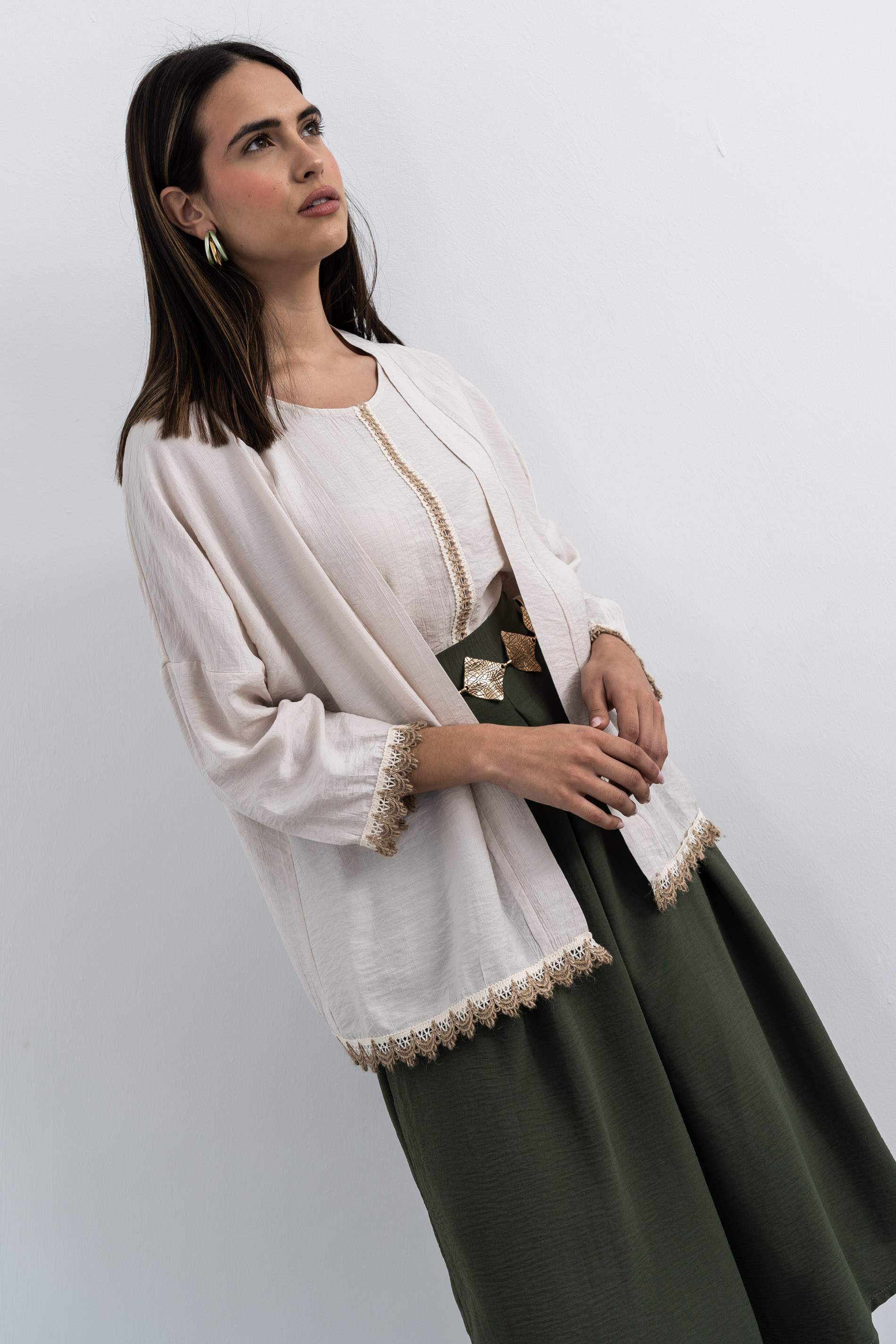 KIMONO DETALLE CUERDA BEIGE