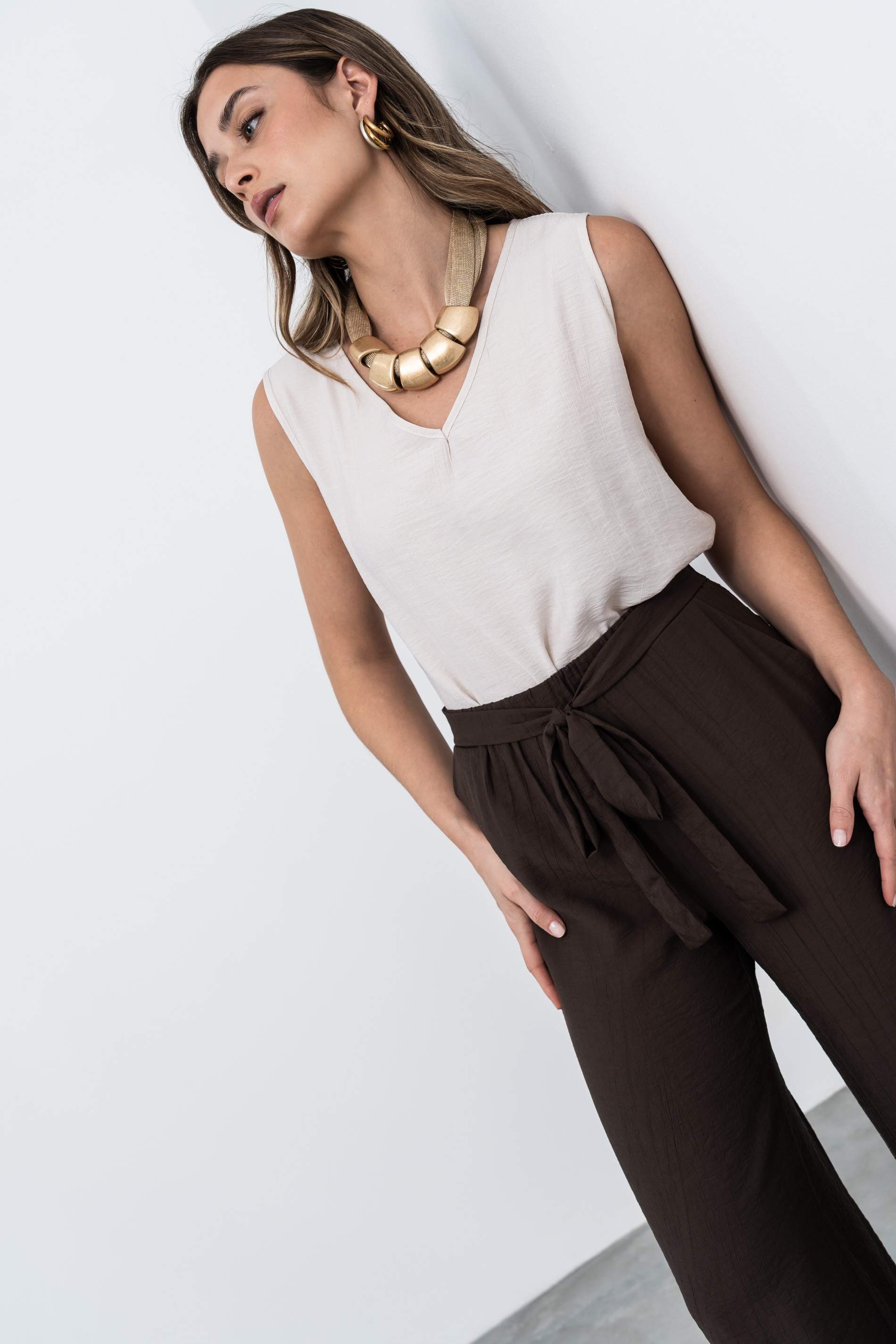 PANTALÓN ANCHO CHOCOLATE