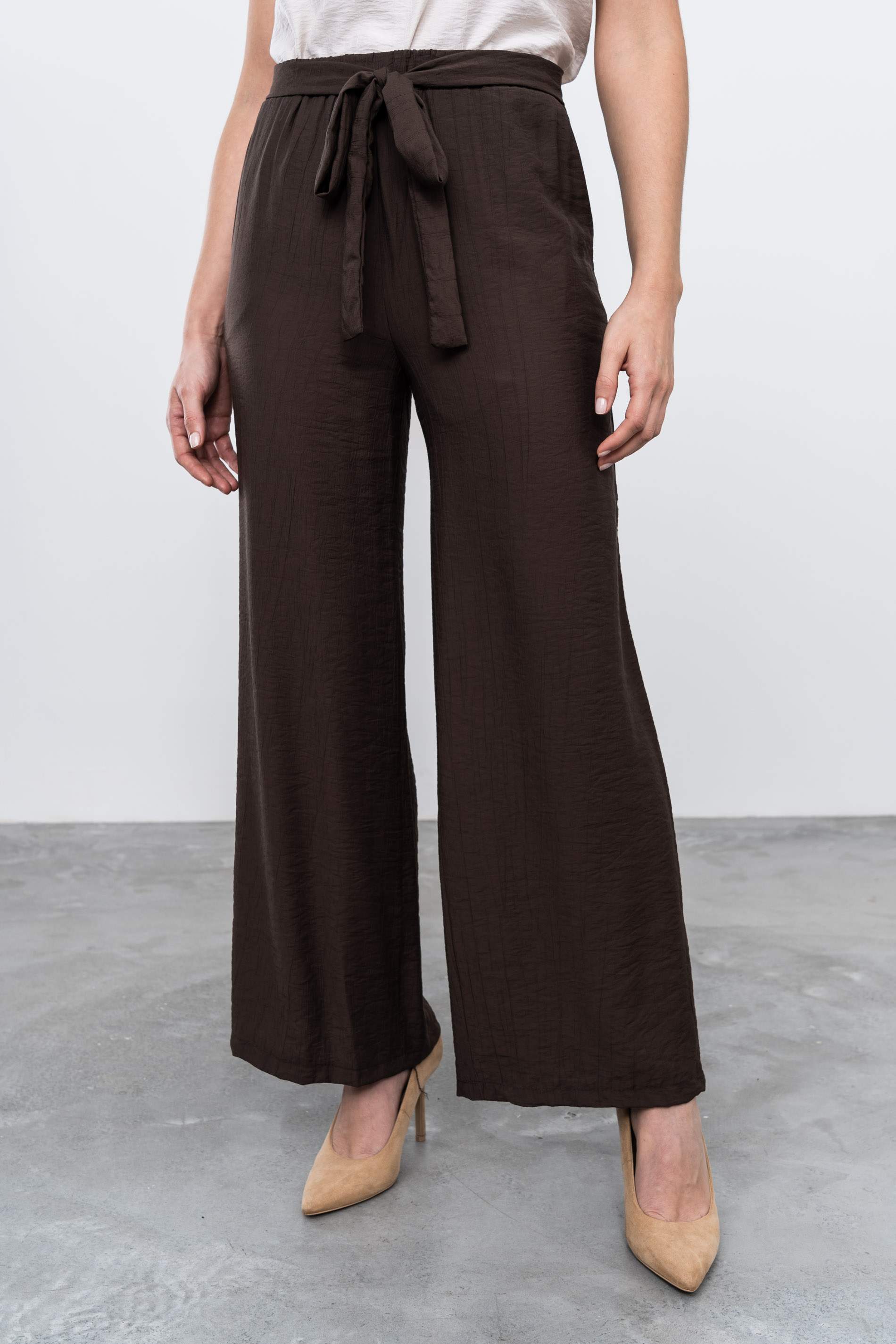 PANTALÓN ANCHO CHOCOLATE