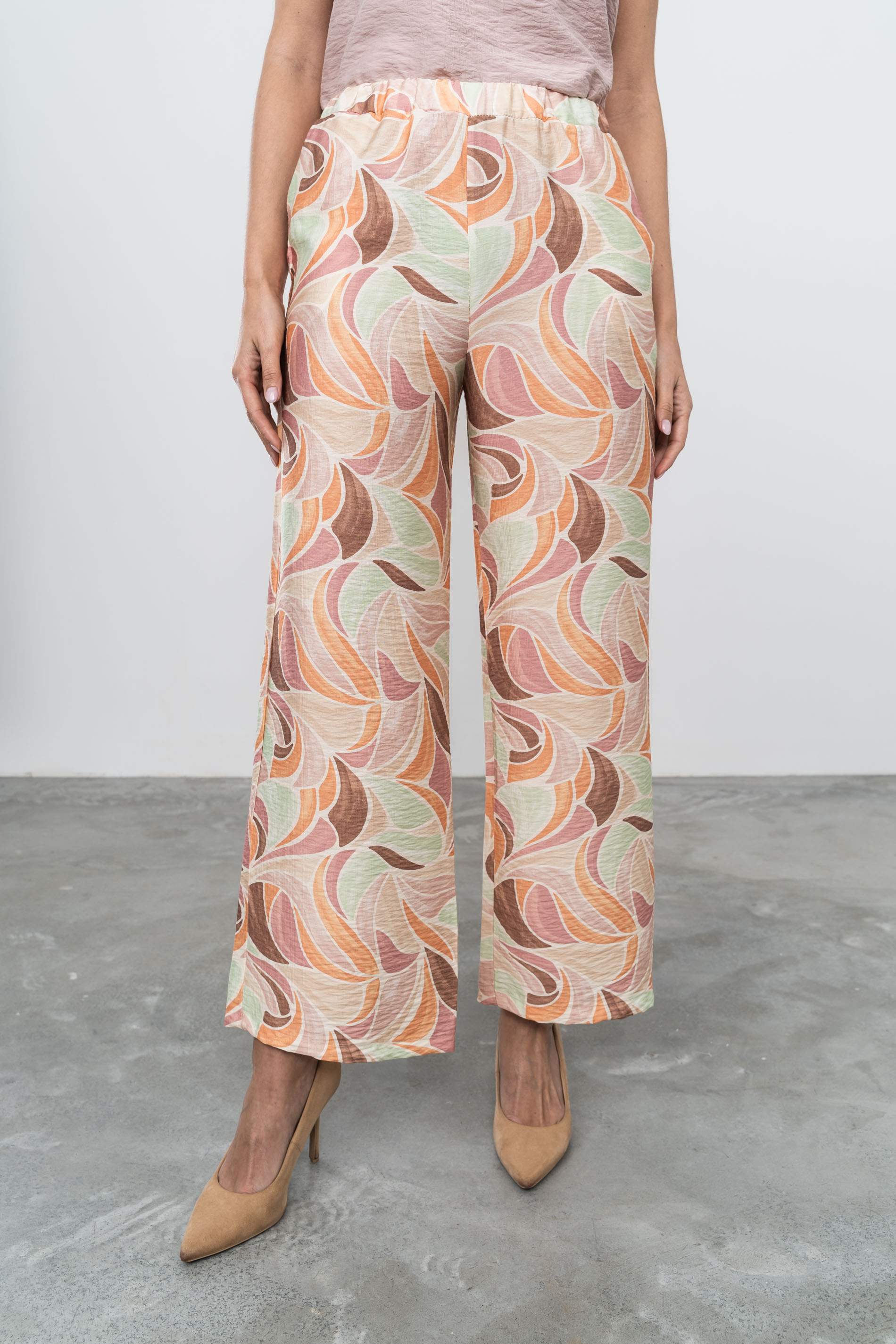 PANTALÓN HOJAS GEOMÉTRICOS